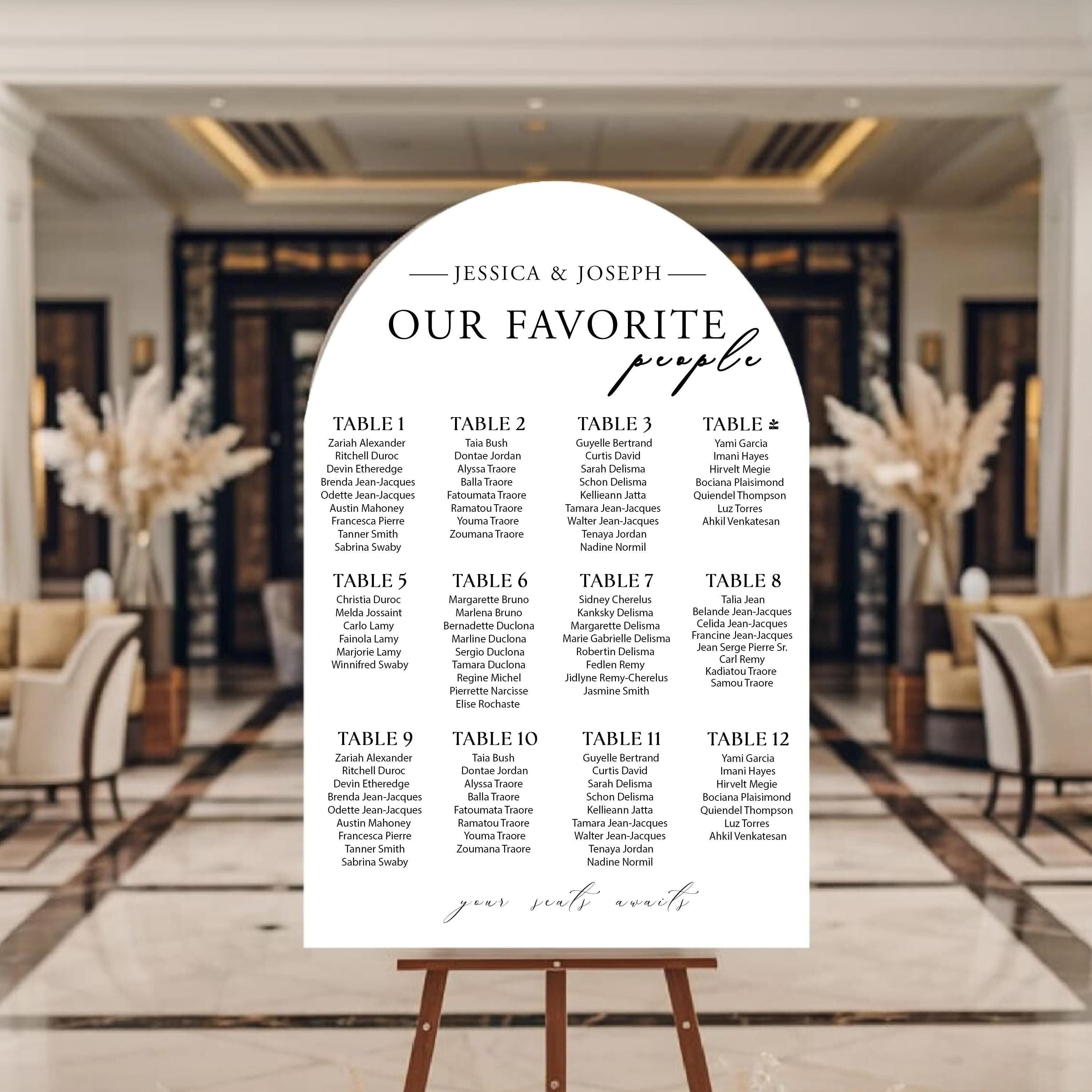 Custom Seating Chart,Seating Chart Black,Minimalist Wedding,White Seating Chart,Frosted Wedding Sign,Table Seating Chart,Acrylic Wedding Sign,Seating Chart,Modern Wedding Decor,Guest Name Sign,Wedding Guest Chart,Wedding Welcome Sign