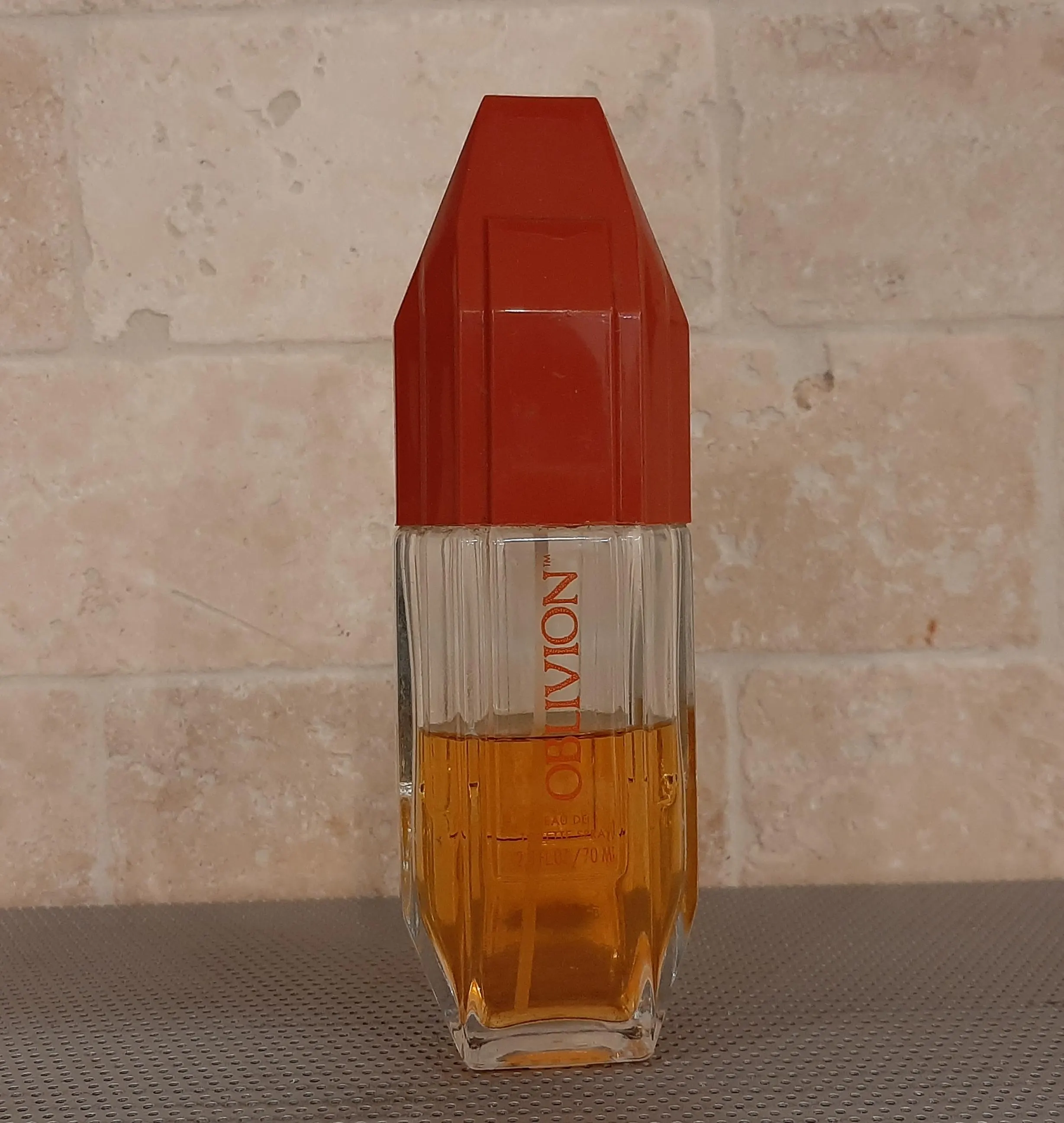 Vintage 1970s Oblivion Eau de Toilette Rare Perfume Spray 2.3 FL OZ 70ml Made In UK 60 Percent Full