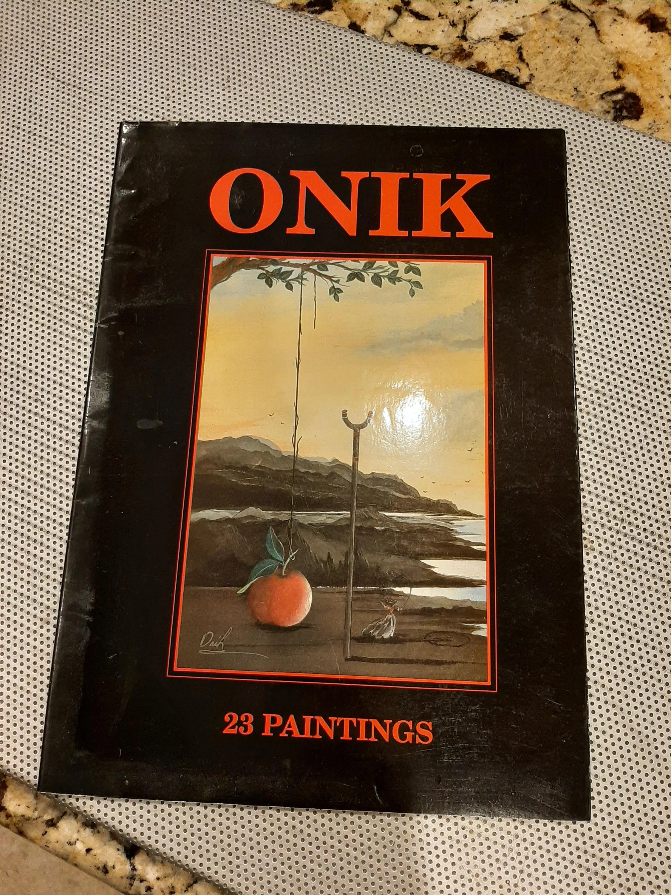 Vintage ONIK SAHAKIAN Art Brochure 1992 Inscribed Signed