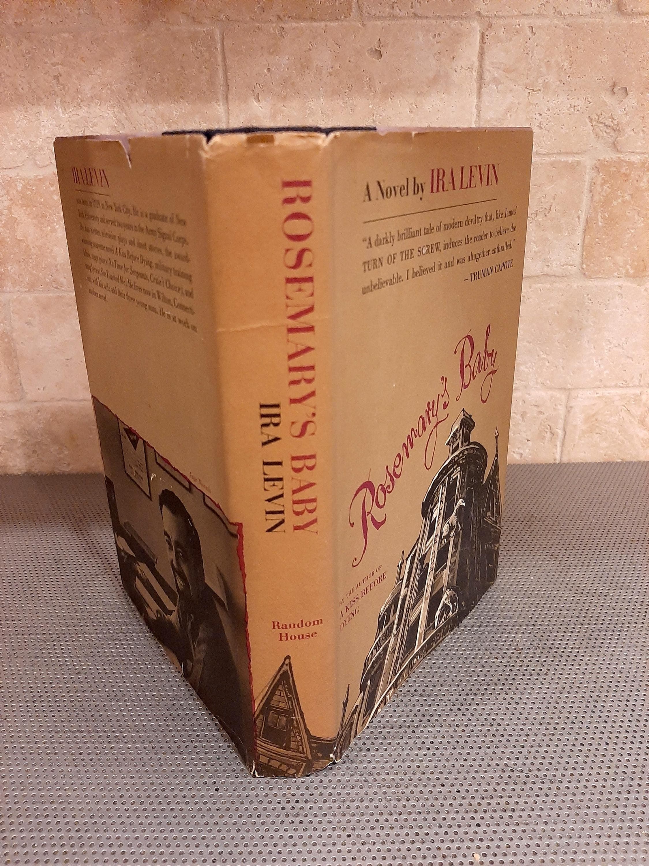Vintage 1967 Rosemarys Baby by Ira Levin Hardcover Horror Tale Book RARE - image 3