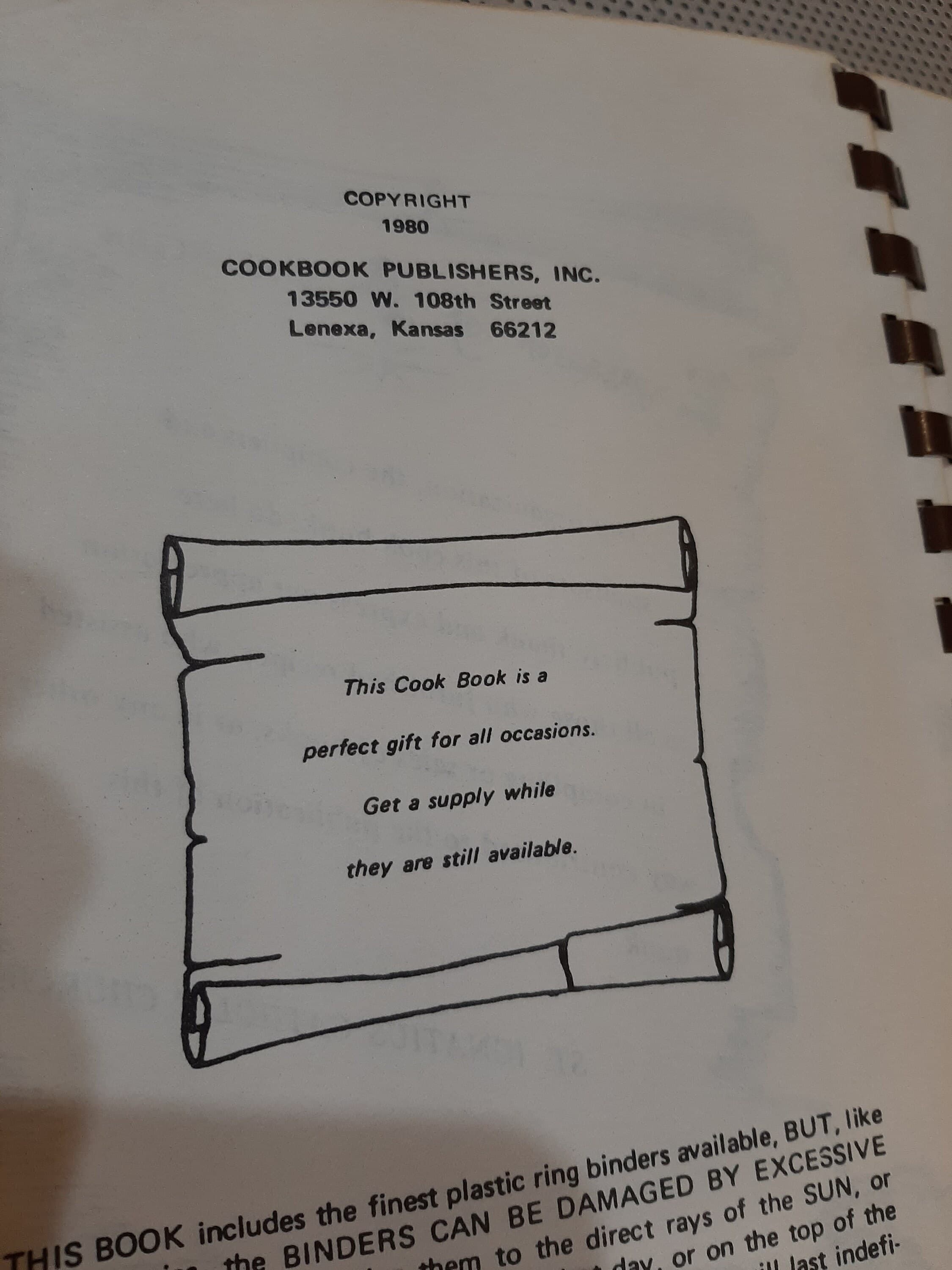 Vintage 1980 St. Ignatius Parish Catholic Church Portland Oregon "Kissin Wears Out Cookin Don't"  Cookbook Church Lady Cookbook - image 5