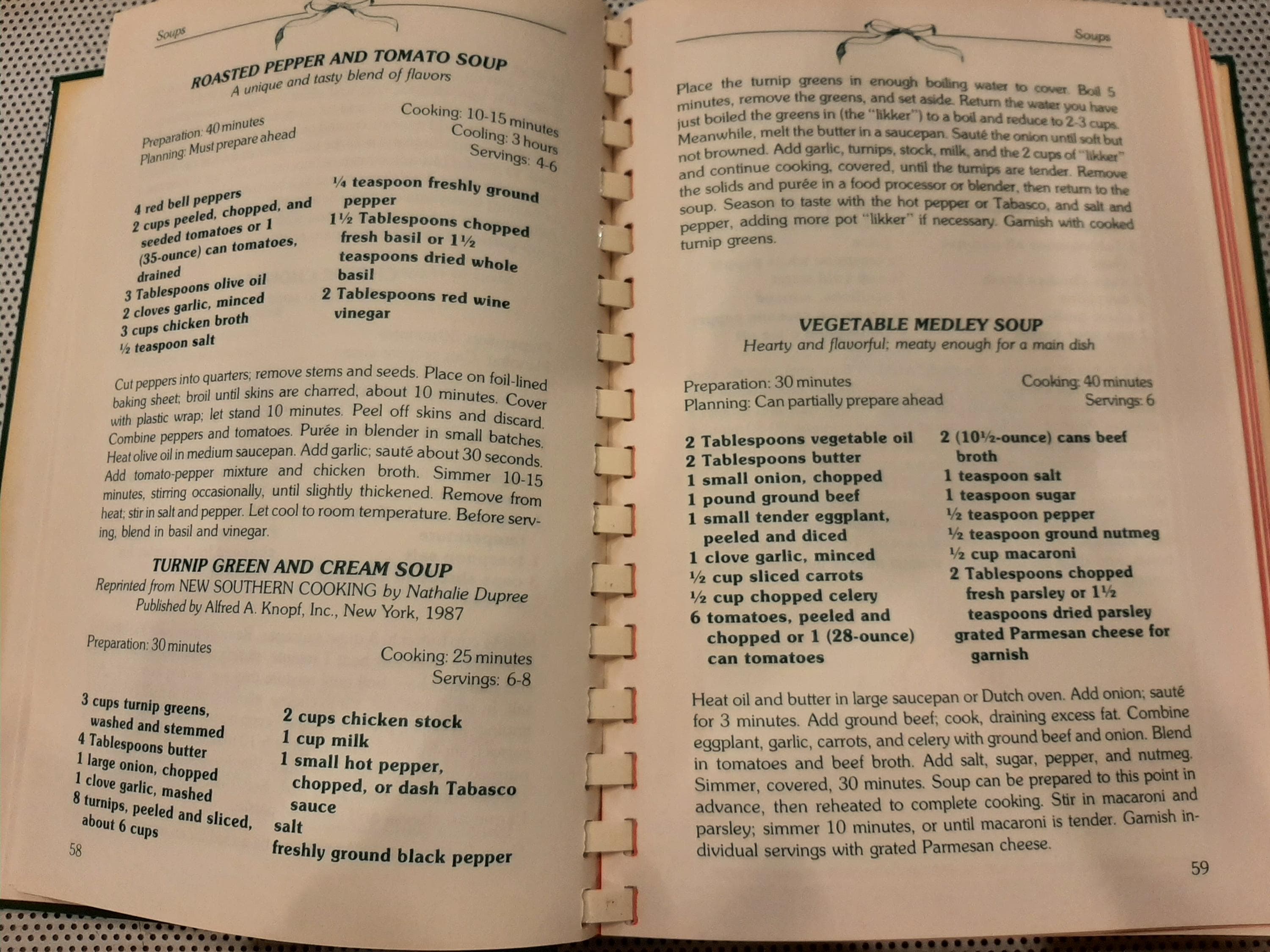 Vintage 1989 Peachtree Bouquet Junior League of DeKalb County Georgia Collectible Hardcover Cookbook Southern Cooking - image 5