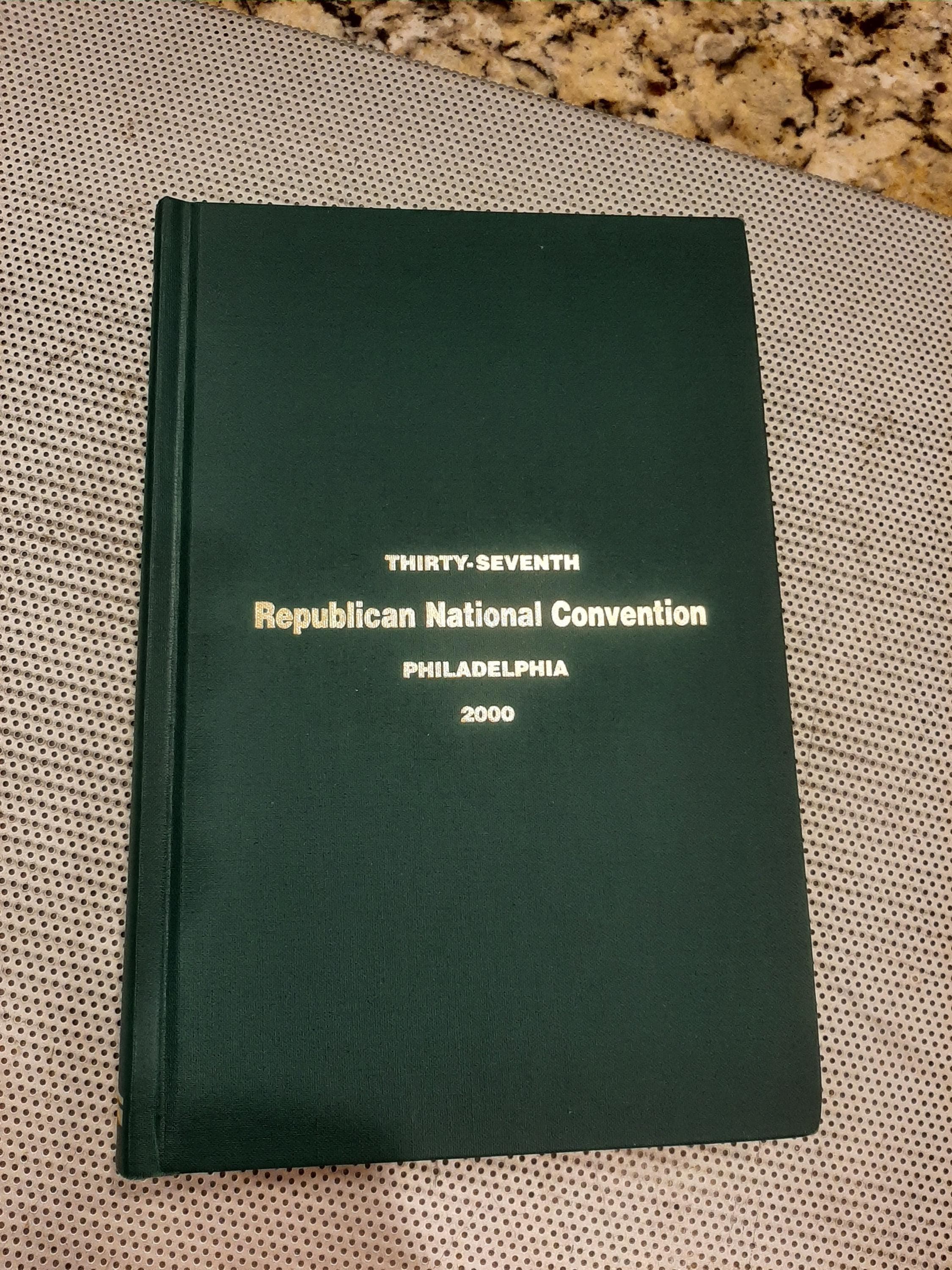 Republican National Convention 2000 Philadelphia PA Bush Cheney Political Book - image 4