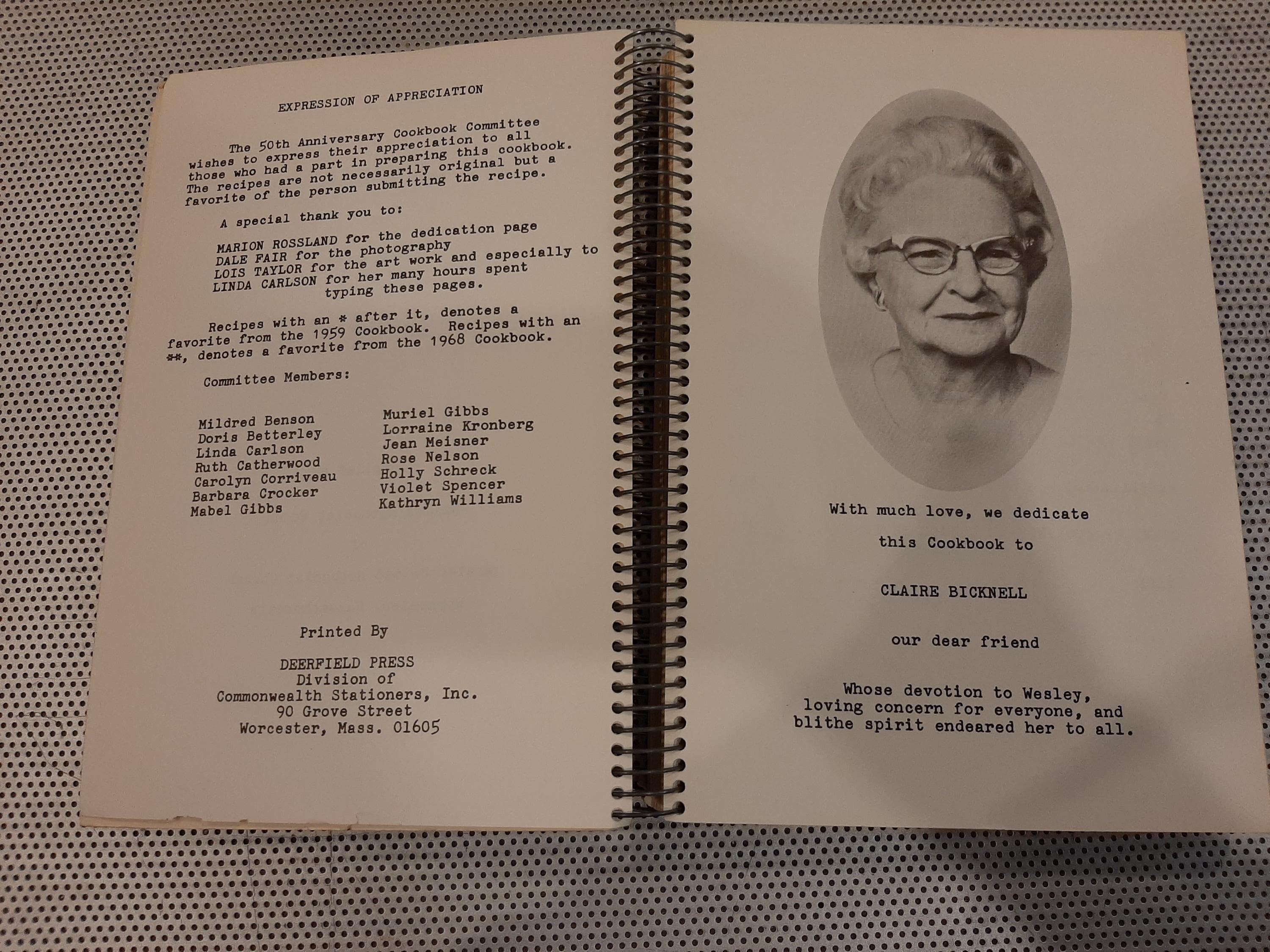 Vintage 1978 Wesley United Methodist Church Cookbook Worcester Massachusetts Church Lady Favorite Recipes of Fifty Years - image 4
