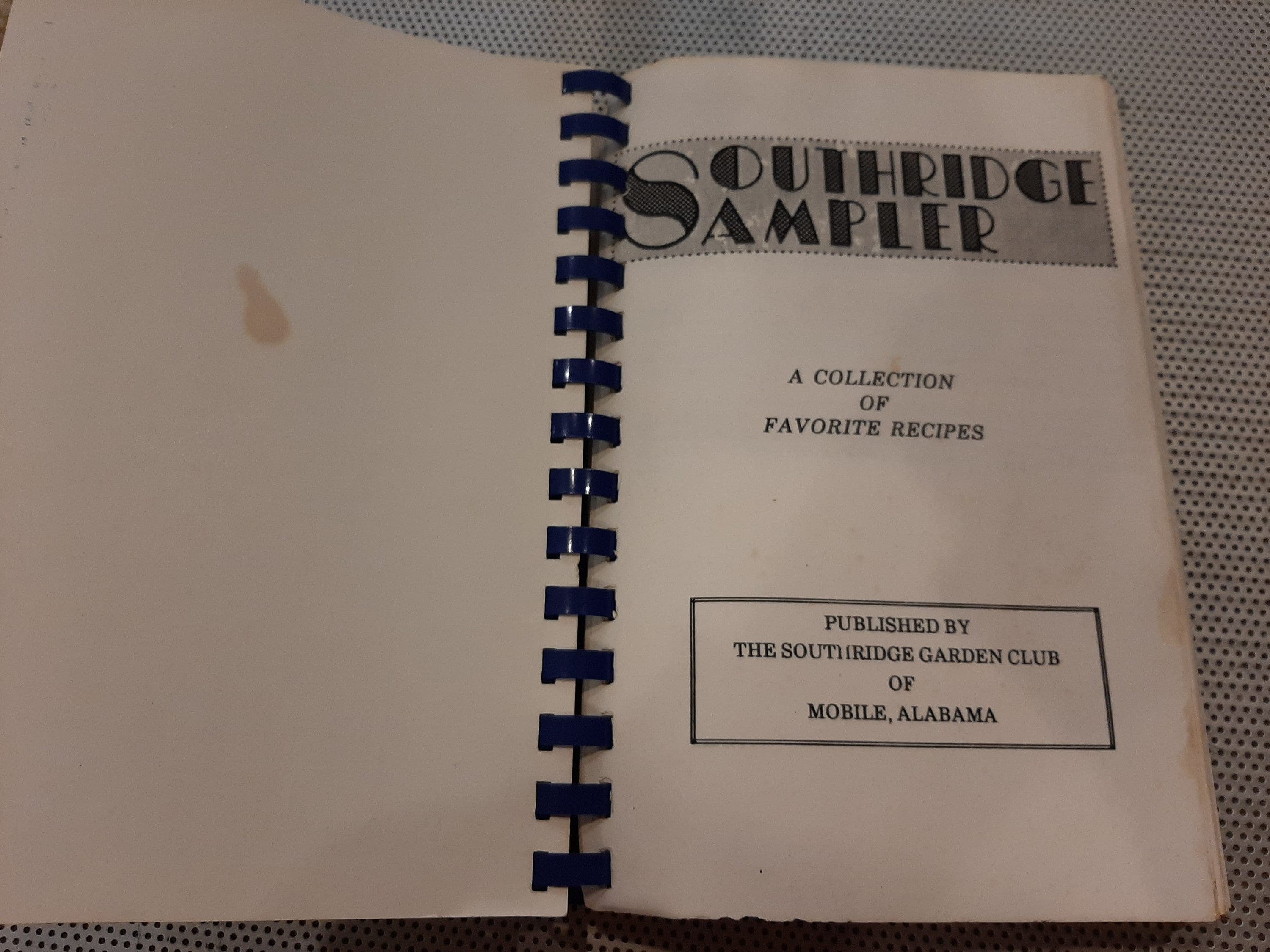 Vintage 1980s Southridge Sampler Garden Club of Mobile Alabama Cookbook Southern Cooking Recipes - image 4