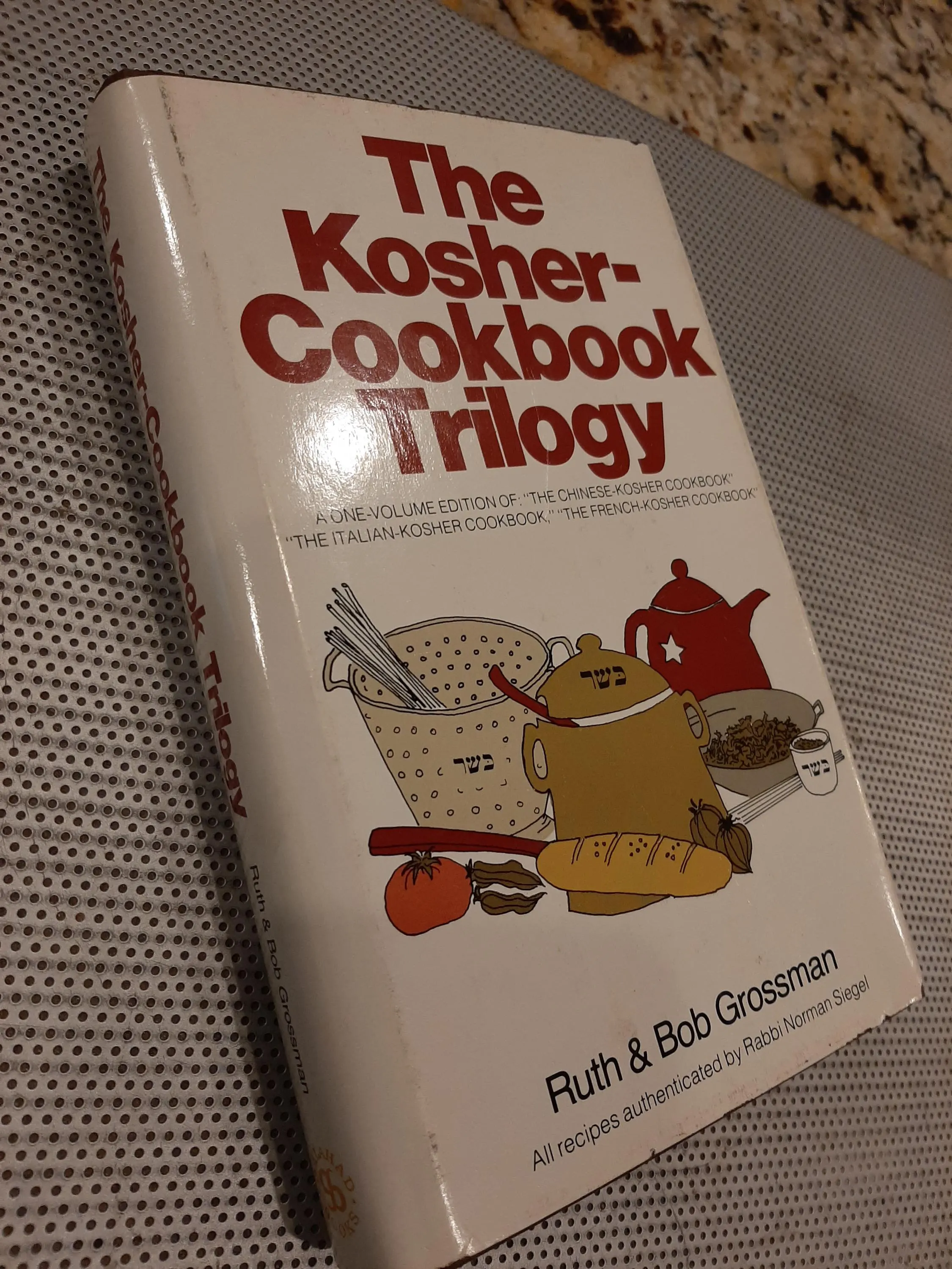 Vintage 1965 The Kosher-Cookbook Trilogy 3 Volumes Hardback, Chinese, French, Italian - image 3