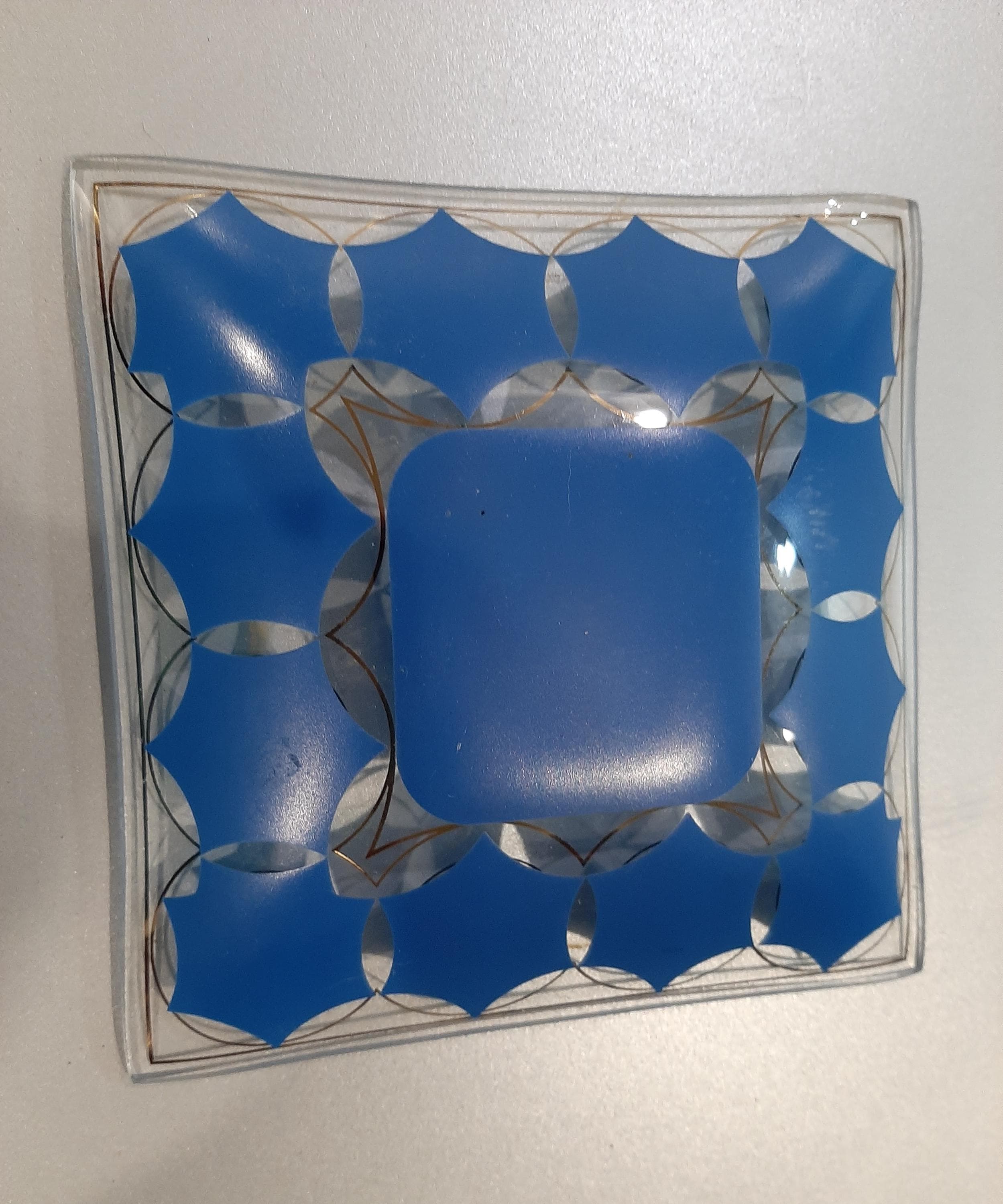 Vintage 1975 Broadwater Beach Hotel Biloxi Mississippi Glass Calendar Souvenir Trinket Dish Ashtray - image 4