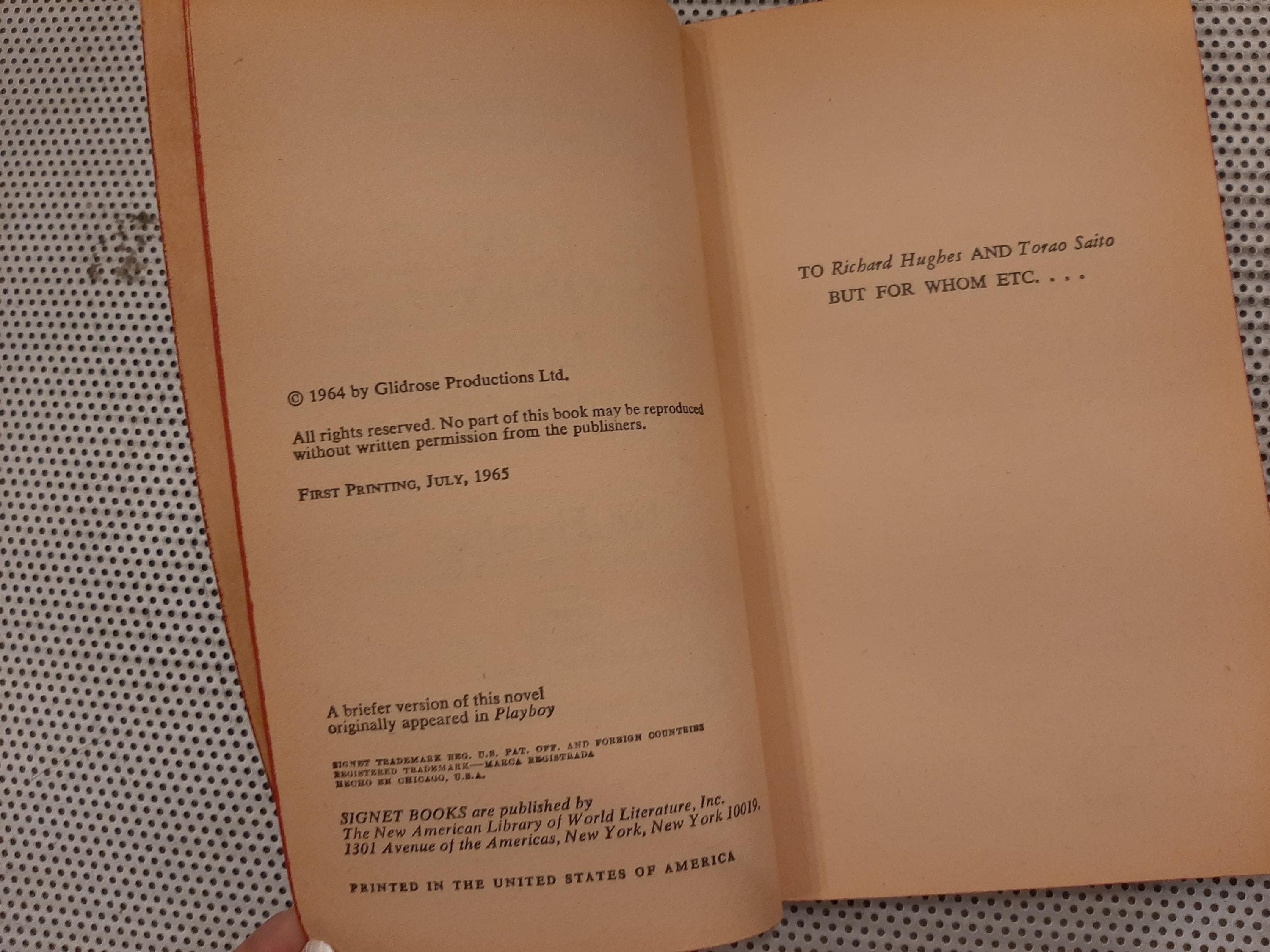 James Bond Book - You Only Live Twice by Ian Fleming Paperback Book  Spy Novel Fiction Vintage 1965 - image 5