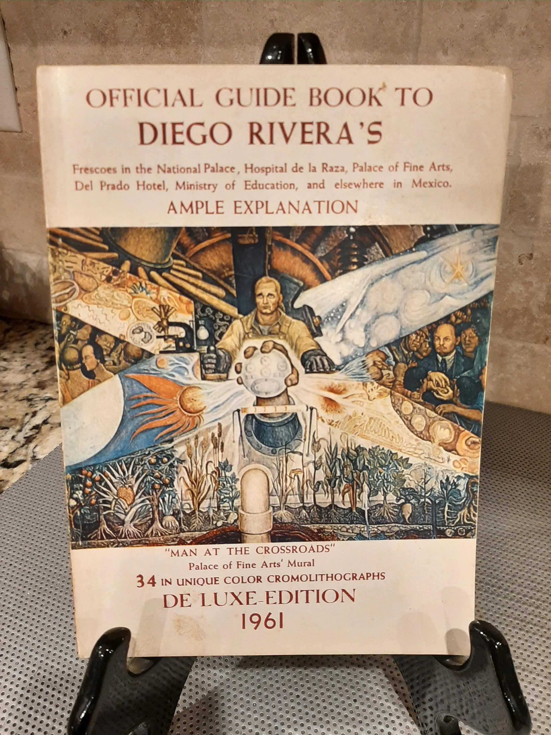 Vintage 1961 Official Guide To Diego Rivera’s Frescoes In The National Palace