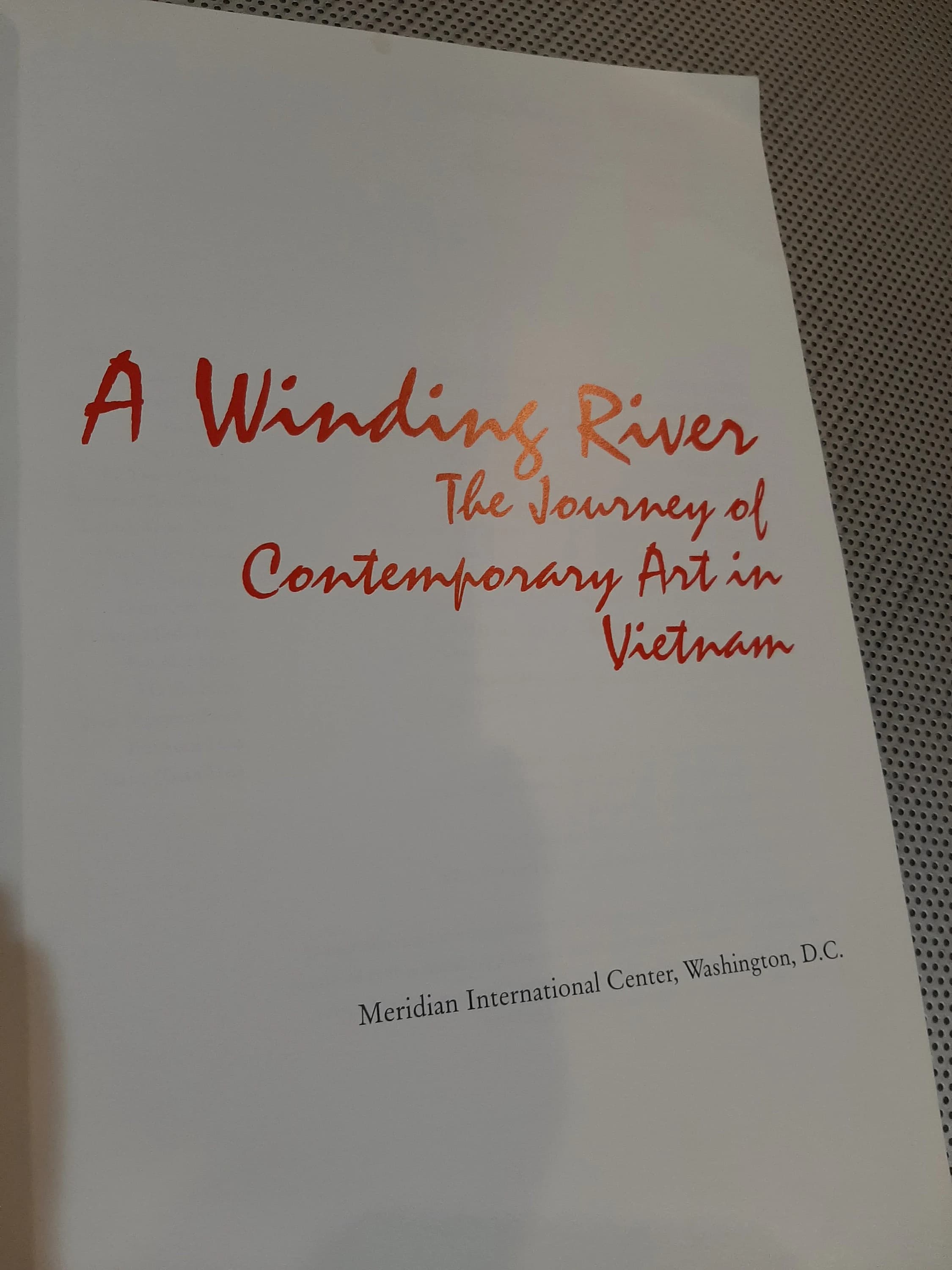 Vintage 1997 A Winding River: The Journey of Contemporary Art in Vietnam Paperback Art Book Meridian International Center Exhibit - image 3