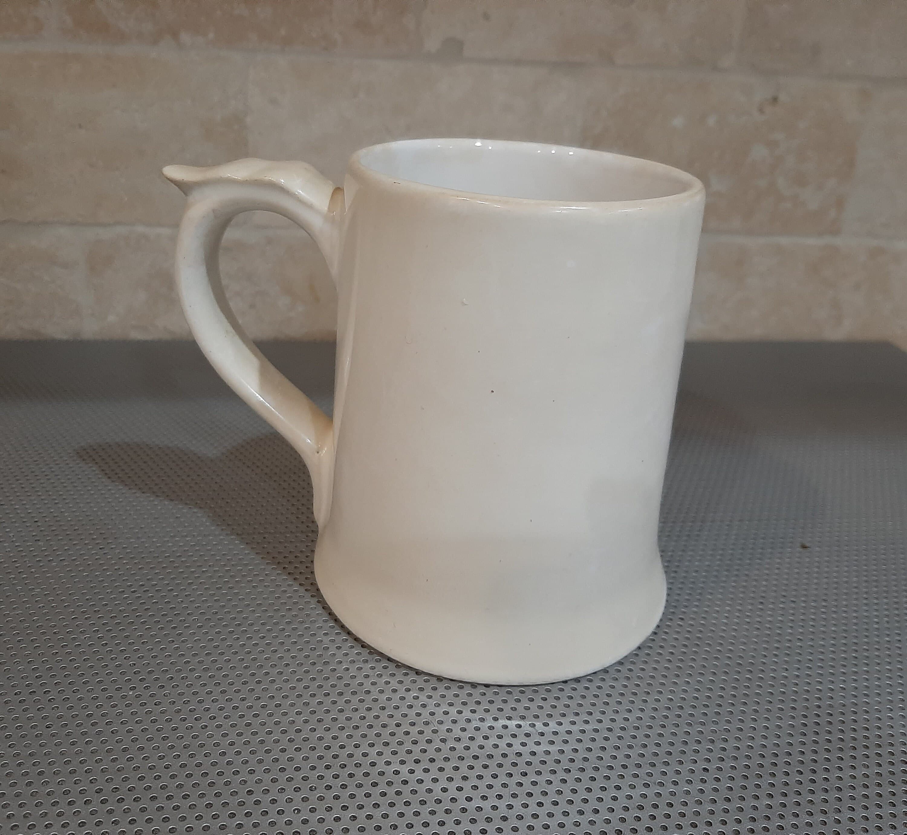 Vintage "Stolen from Marine House Harare" Zimbabwe, Africa, Ceramic Beer Stein Mug by Norbel, Zimbabwe - image 4