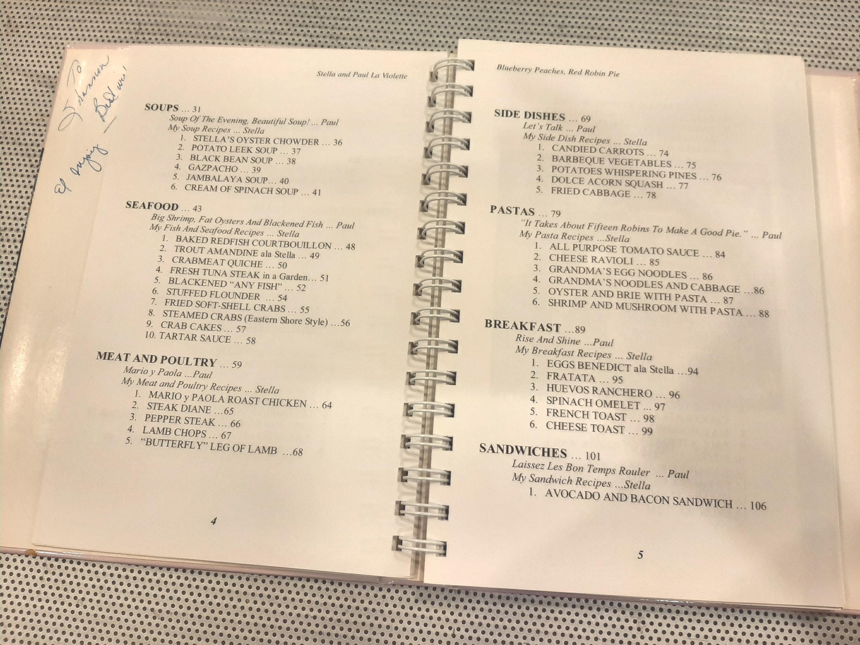 Signed Mississippi Gulf Coast Cookbook – Vintage Recipes, 2001 H/C - image 5