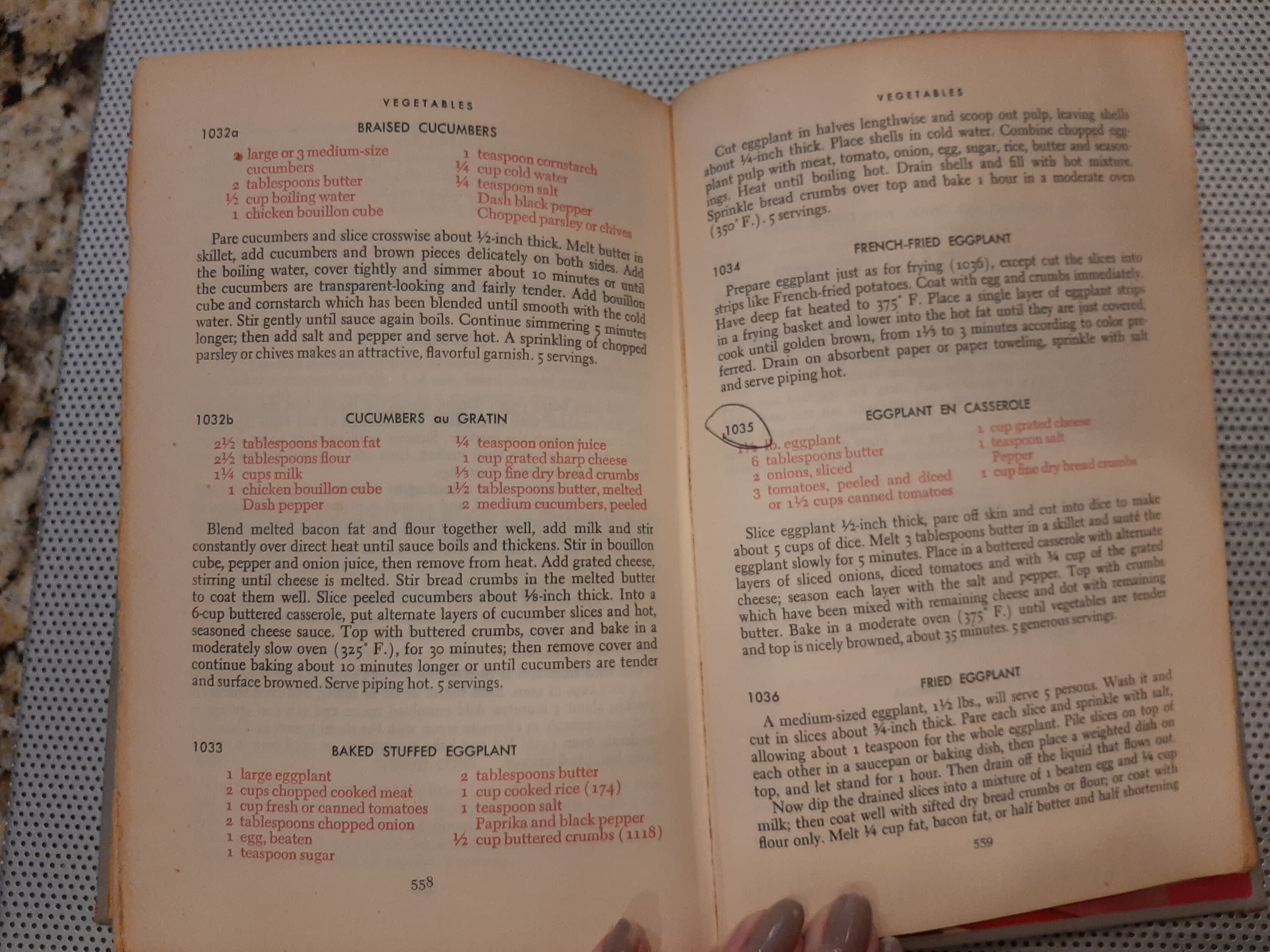 Vintage 1961 The Modern Family Cookbook New Revised Edition First Printing by Meta Given Classic Retro MCM Cookbook - image 3