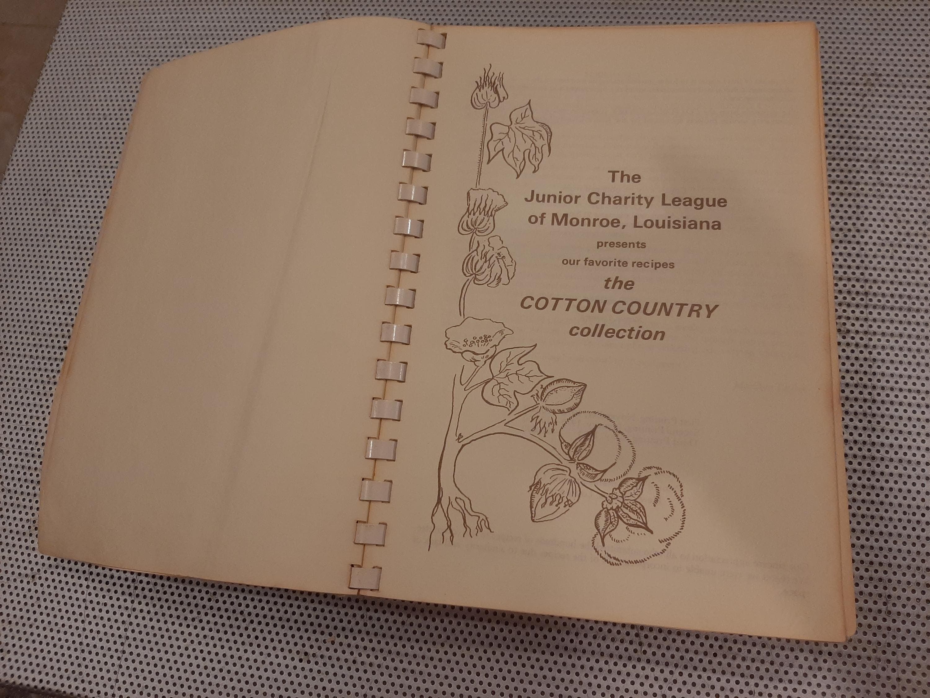 Vintage 1973 Cotton Country Monroe Louisiana Cookbook Charity League - image 5