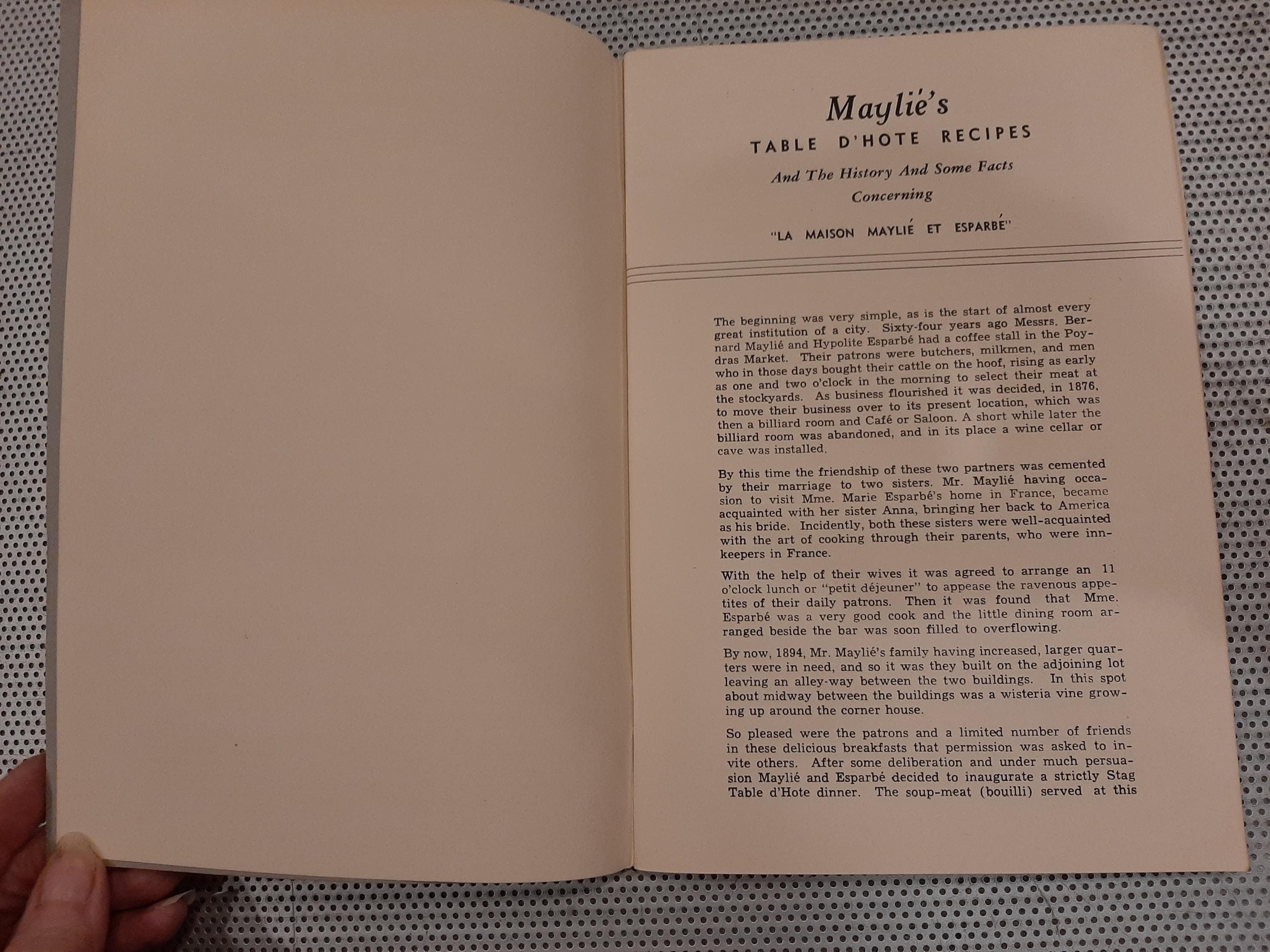 Maylie's Table D'hote Recipes Booklet RARE New Orleans Creole Cooking 1950s - image 4