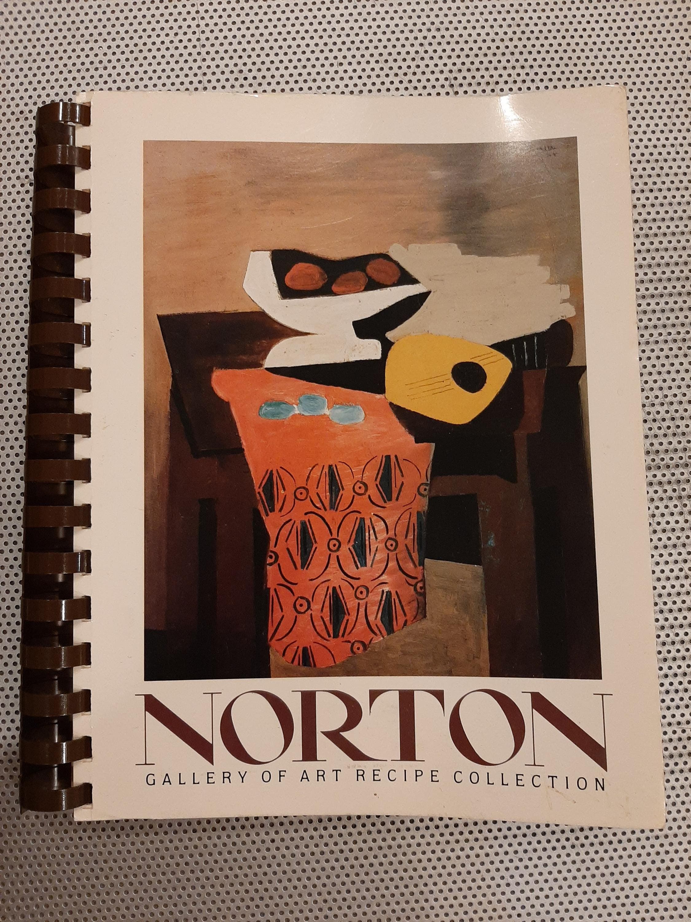 Vintage 1985 Norton Gallery and School of Art Recipe Collection Cookbook West Palm Beach Florida, 2nd Printing Art Lover Cookbook