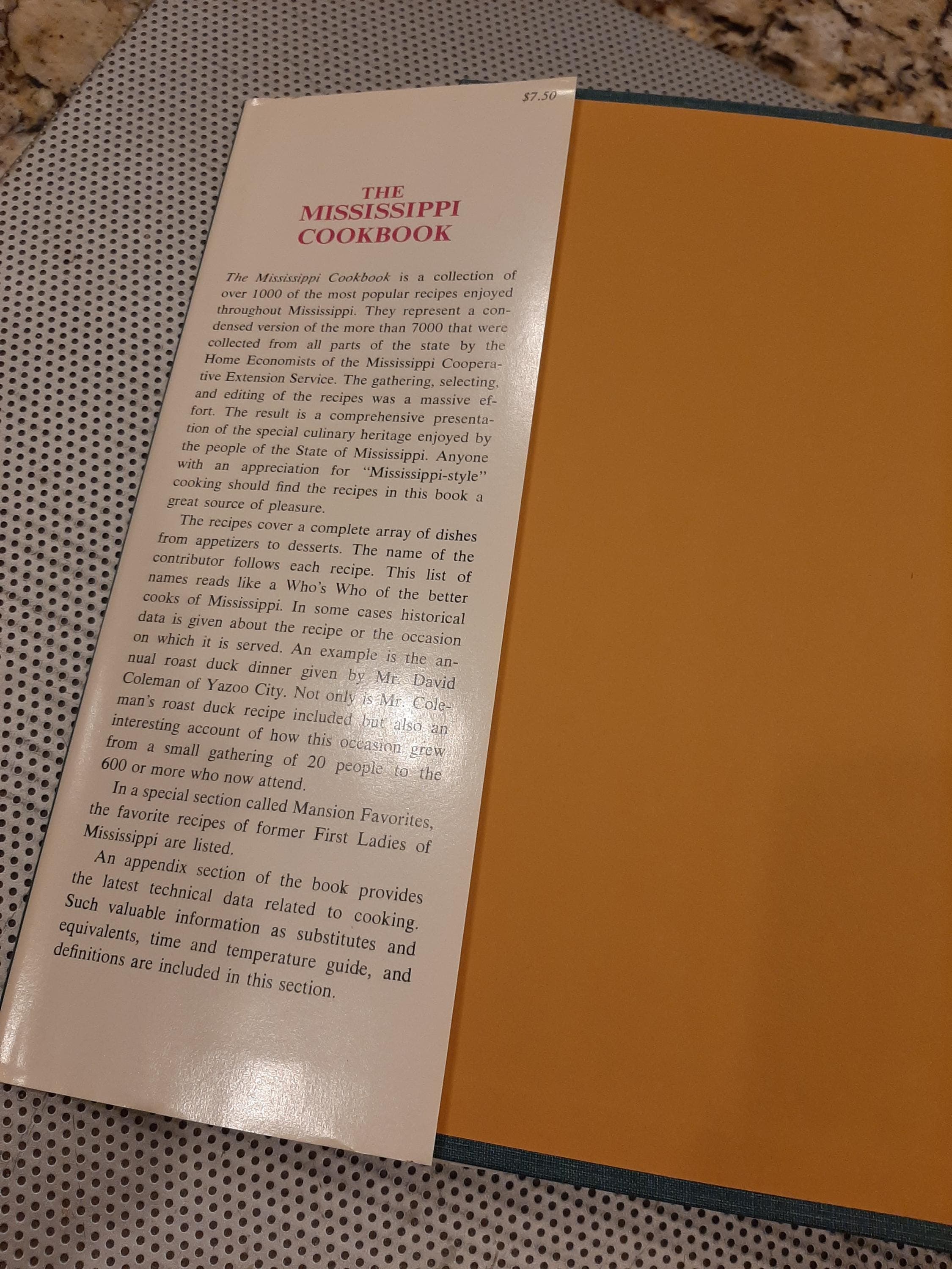 The Mississippi Cookbook by the Home Economics Division of the Mississippi Cooperative Extension Service, 3rd Printing 1974 - image 4