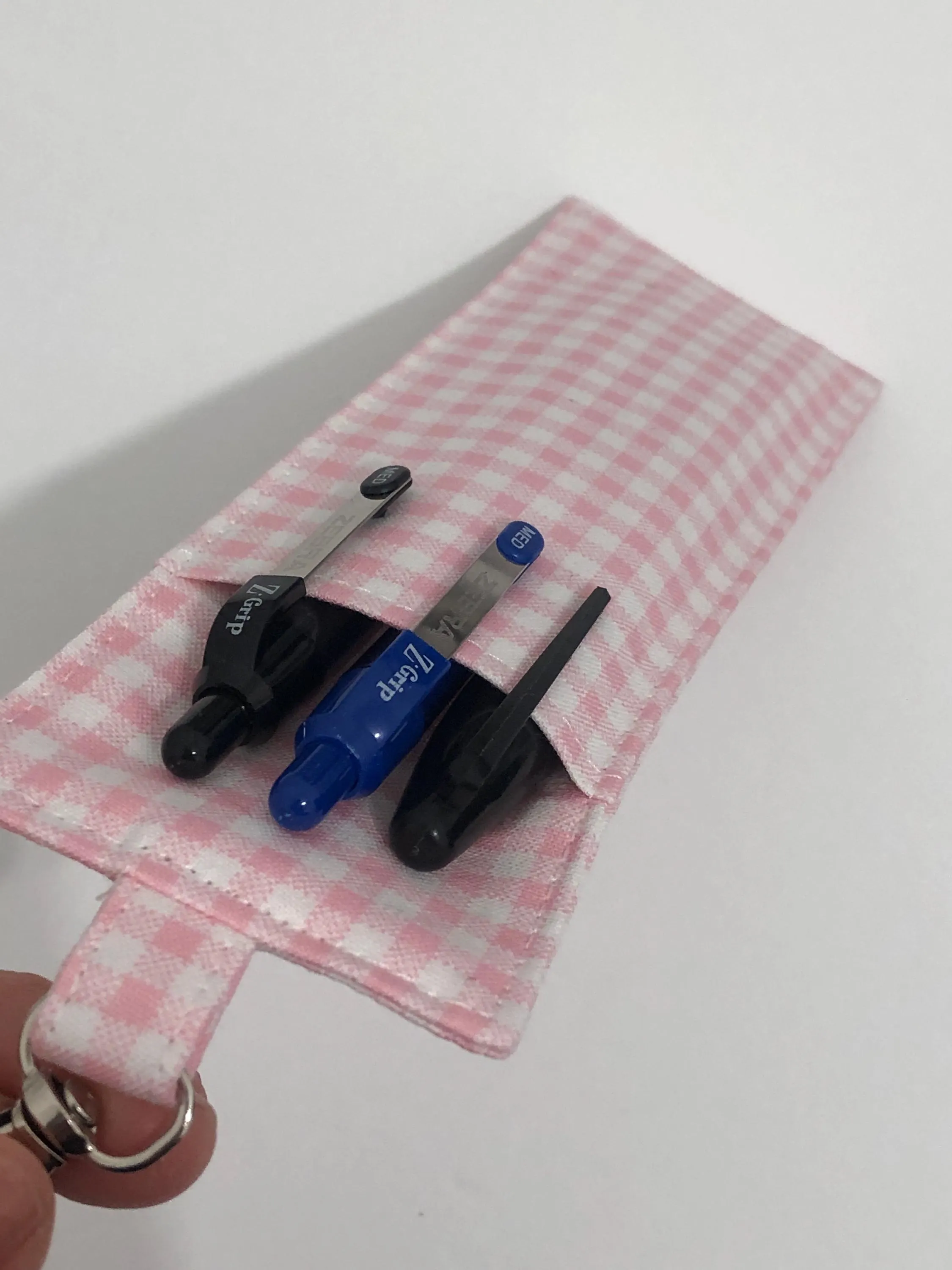 Pen Pencil reading glasses holders for work teachers students nurses pen holders pocket pouch for lanyard- choose fabric - image 3