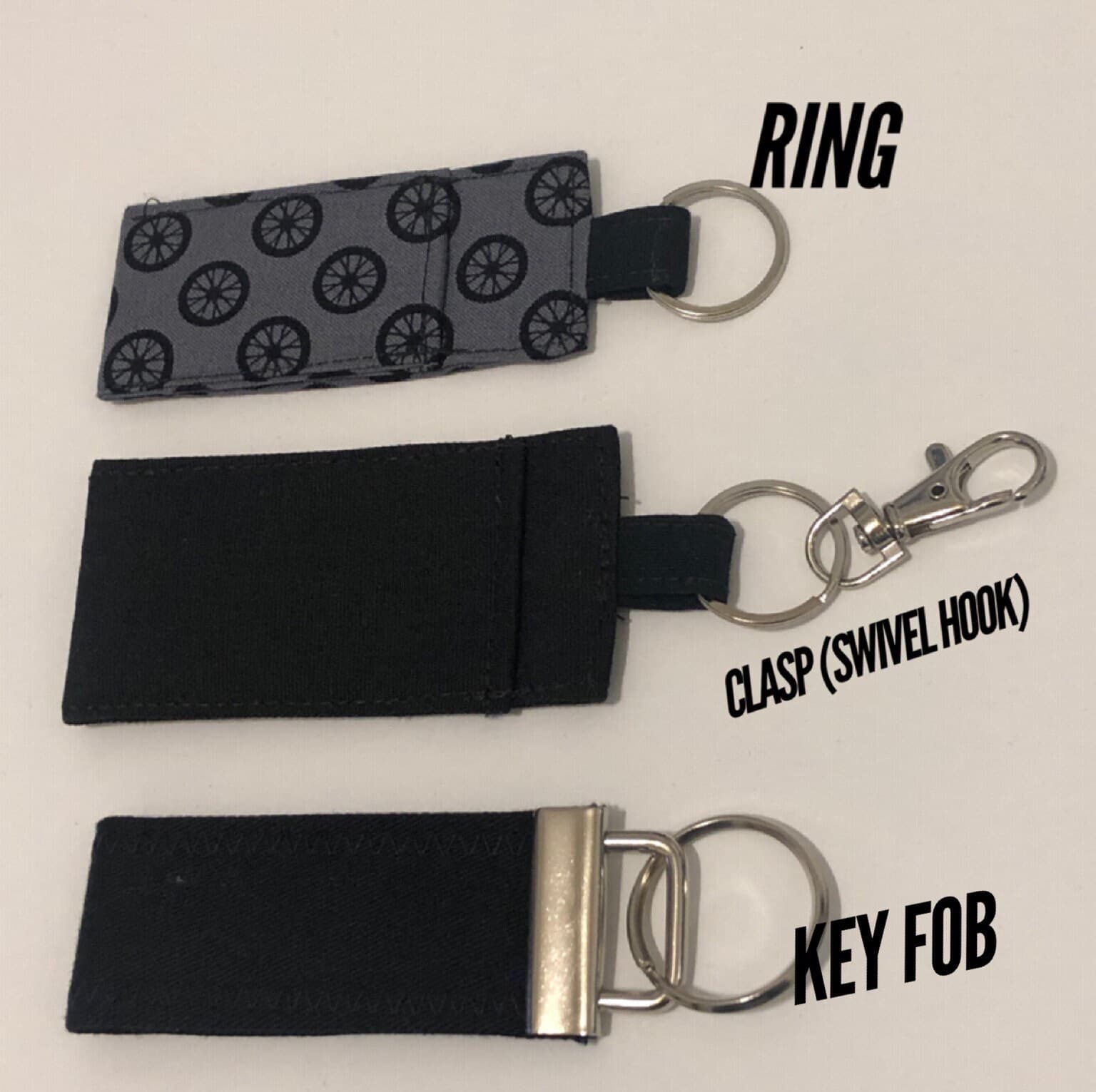 Damask Lip Balm Keychain Holder: Chapstick Key Fob - image 4