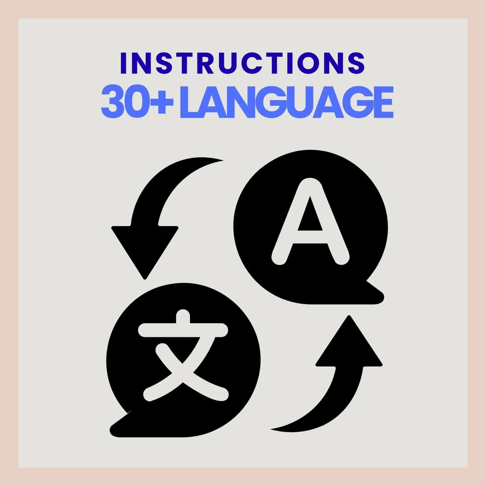 Stitching Pattern Instructions Translate (30+ Languages)