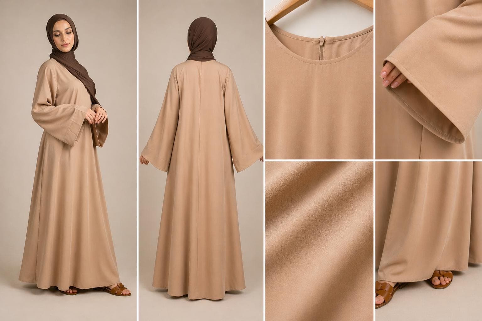 Modest Maxi Dress Sewing Pattern PDF, Abaya Dress Pattern, Loose Fit Long Dress, Muslim Dress Pattern, Easy Sewing Pattern, Women Dress - image 3