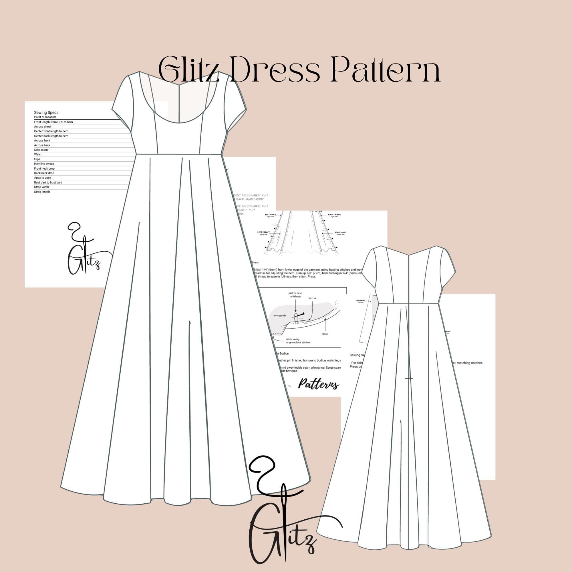 Regency Empire Waist Dress Sewing Pattern (Digital Download) - image 5