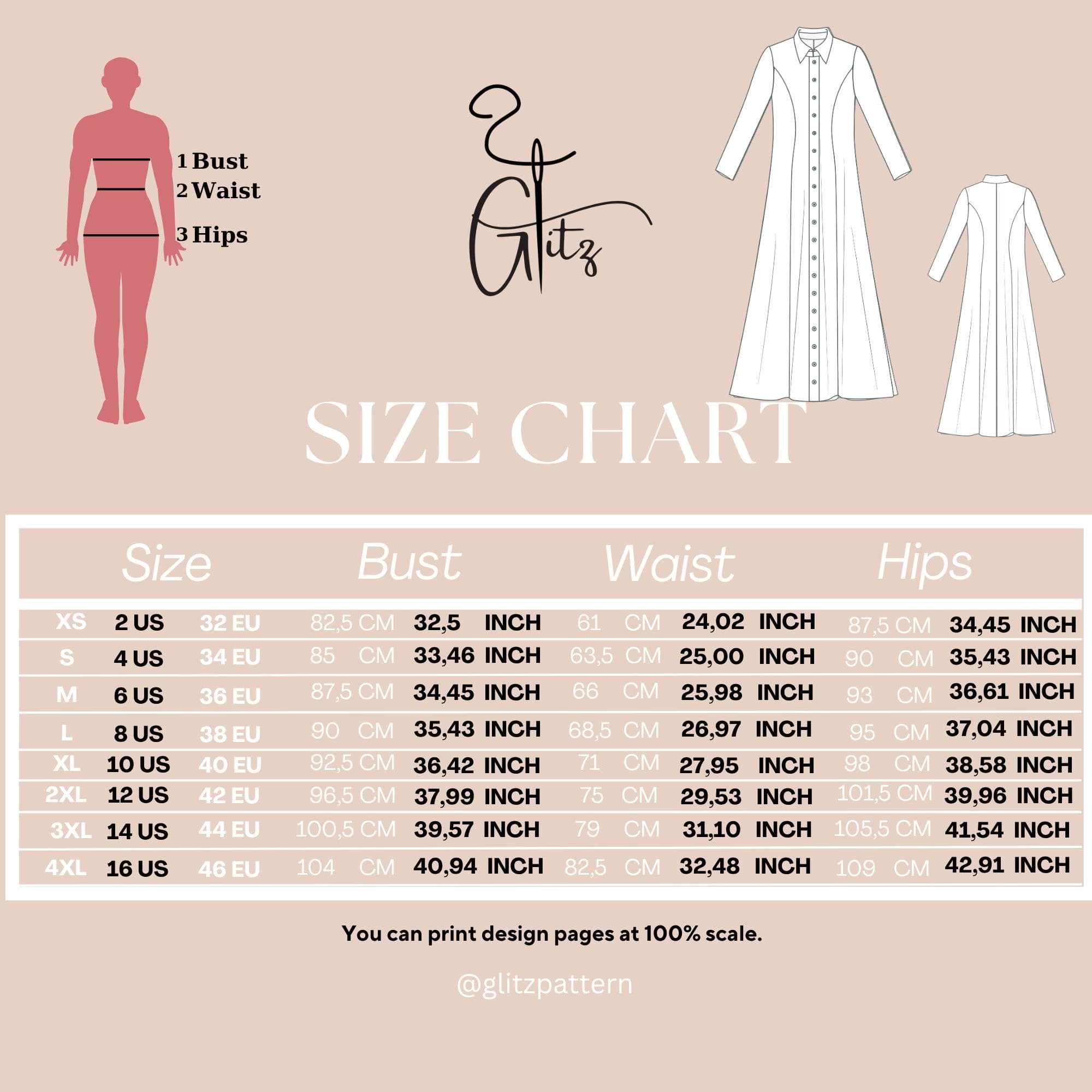 Modest Dress with Buttoned Sewing Pattern Muslim Hijab Abaya Pattern Robe Kaftan - image 4