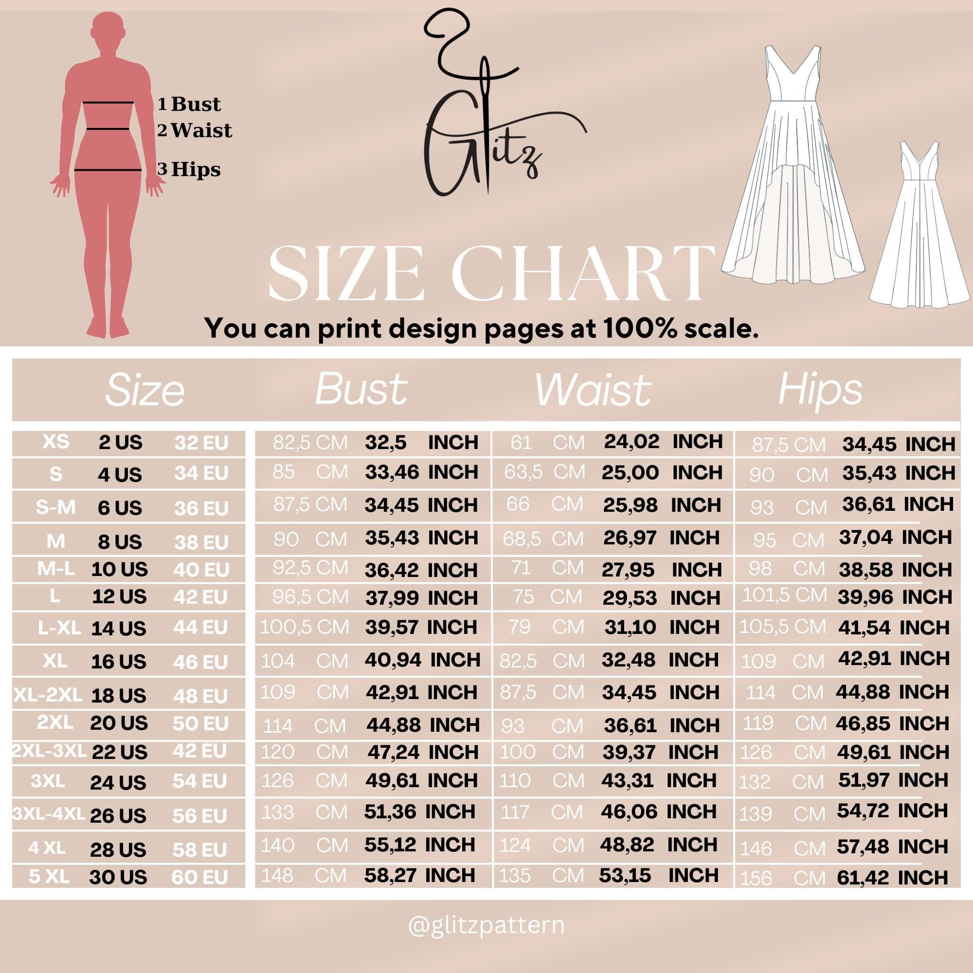 Scarlet Deep V Neck Short Front Long Back Evening Dress Sewing Pattern High Low Prom Dress Pattern PDF Digital Sewing Pattern - image 4