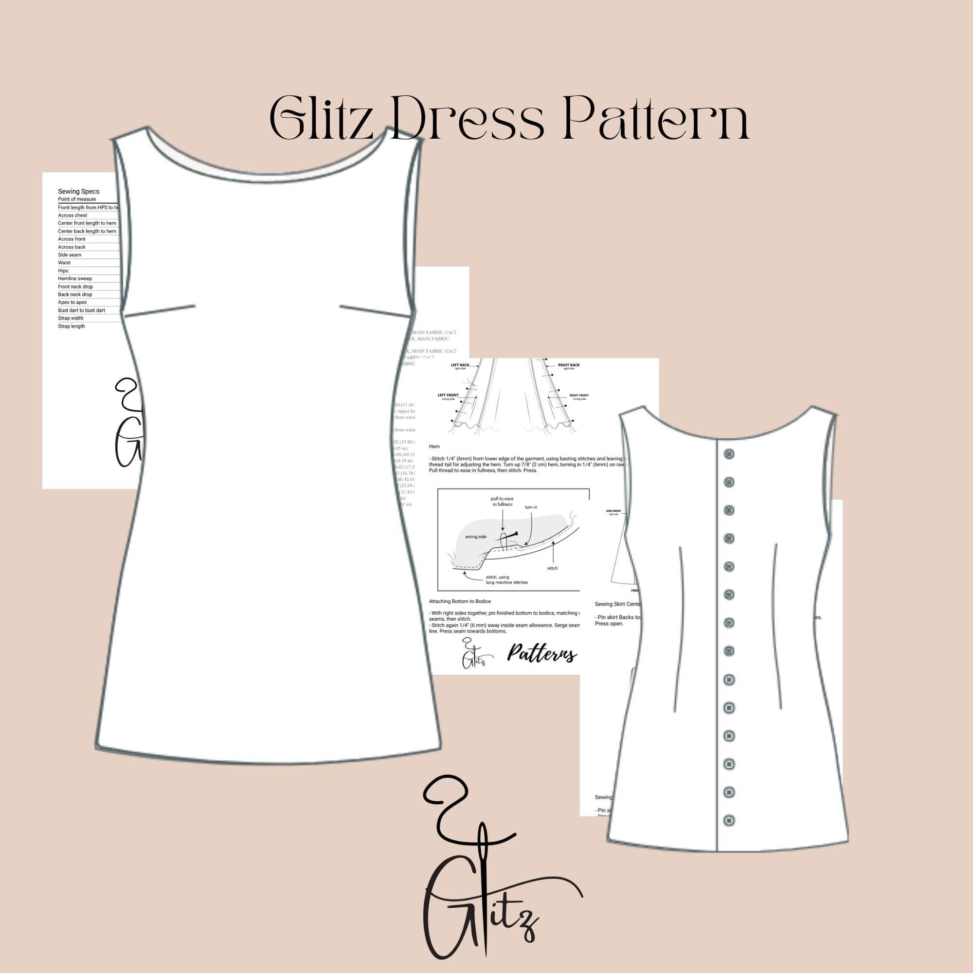 Sleeveless Blouse & Pleated Maxi Skirt Sewing Pattern (US 2-30) (Digital Download) - image 5