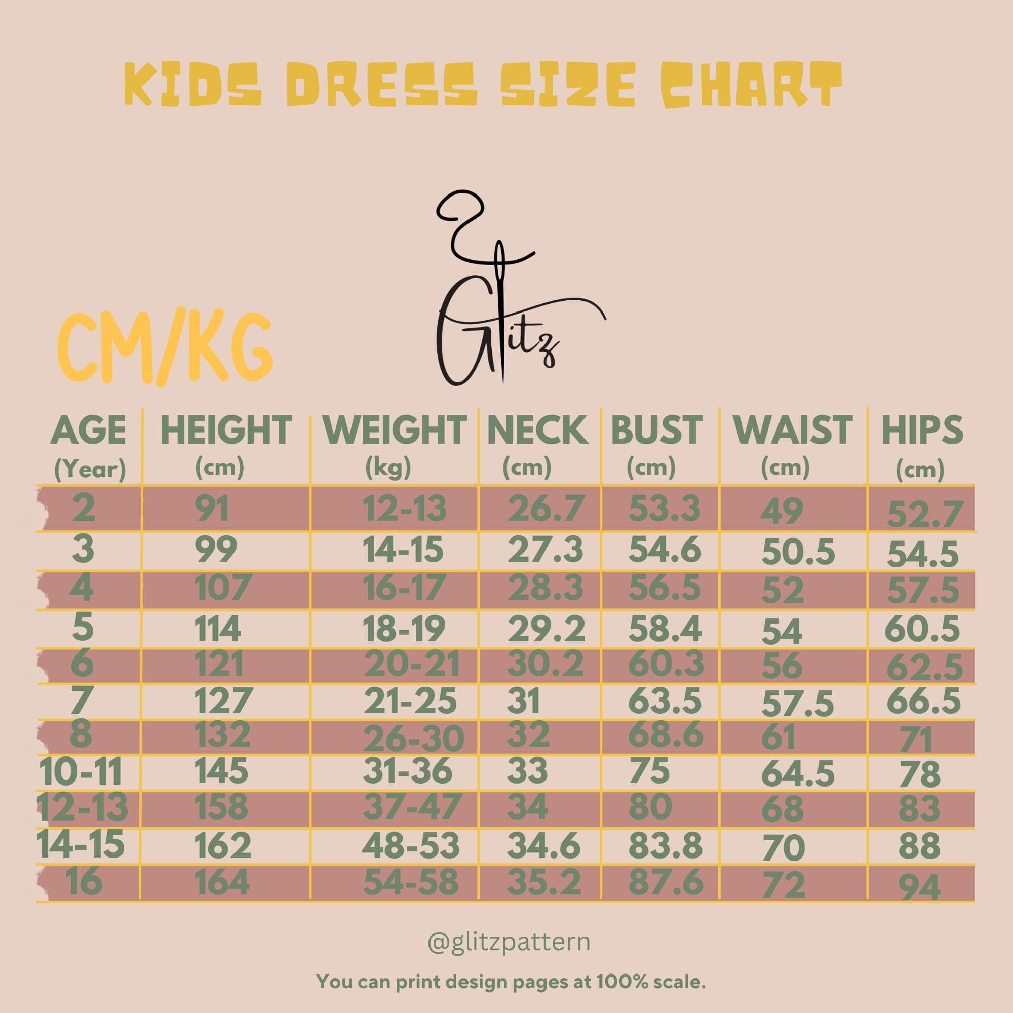 Girls Tiered Dress Sewing Pattern, Straps & Ties (PDF Pattern) - image 4