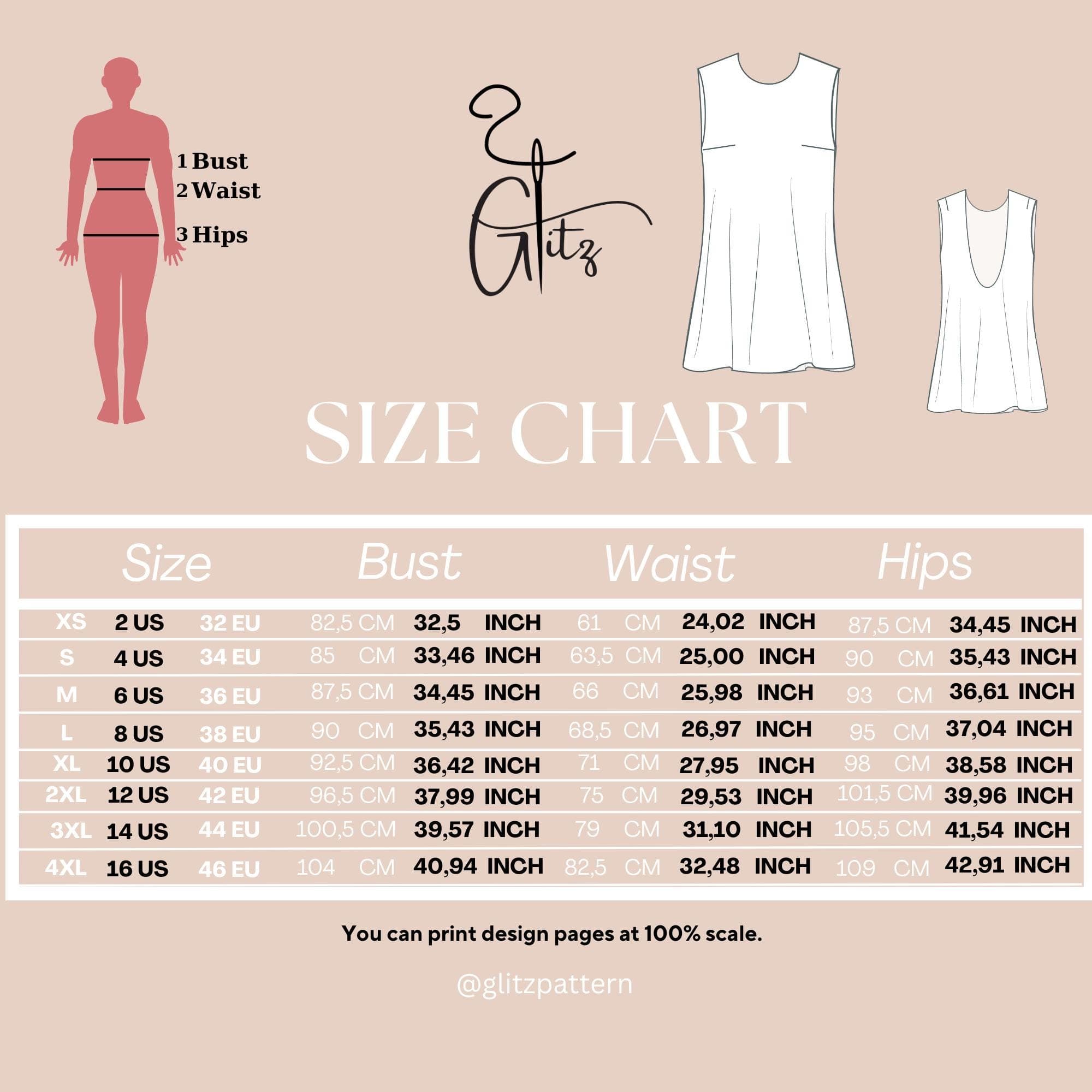 Minimalist Linen Mini Dress Sewing Pattern PDF, Backless A-Line Dress Pattern, Loose Summer Dress XS-5XL - image 5