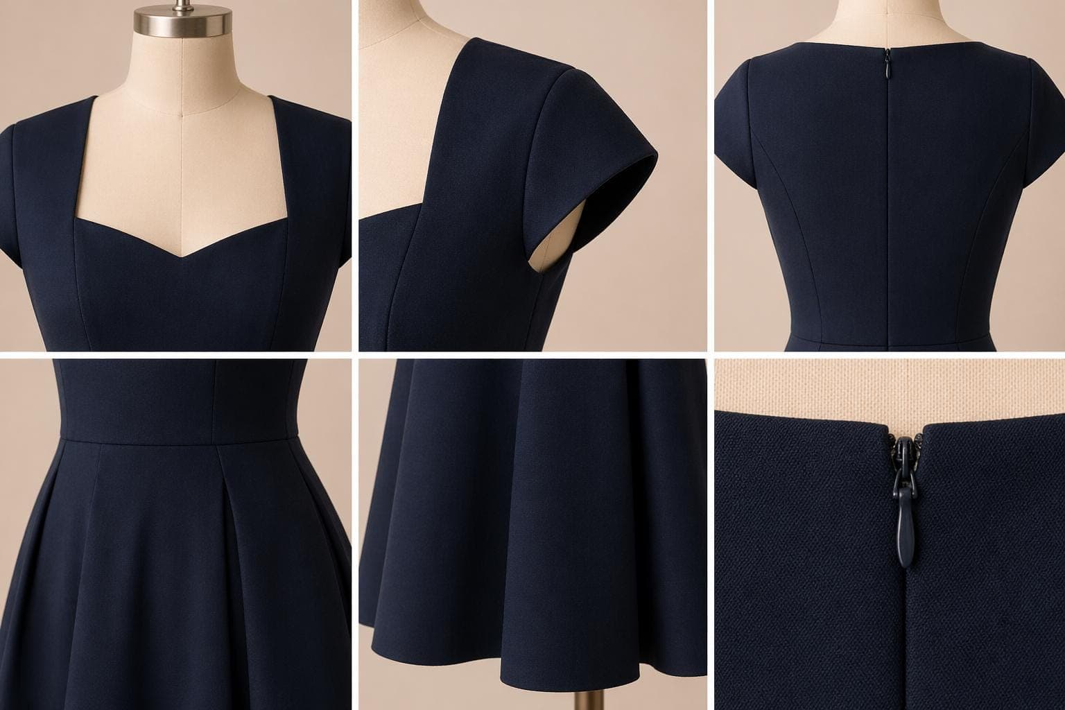 Sweetheart Midi Dress Sewing Pattern: Victorian Cottagecore (PDF) - image 3