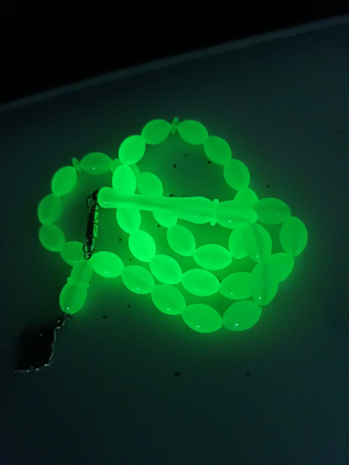 Glow in the Dark Tasbih, Luminous Islamic Prayer Beads, 33 Beads Muslim Misbaha, Phosphorescent Resin Rosary, Eid Ramadan Gift for Men - image 4