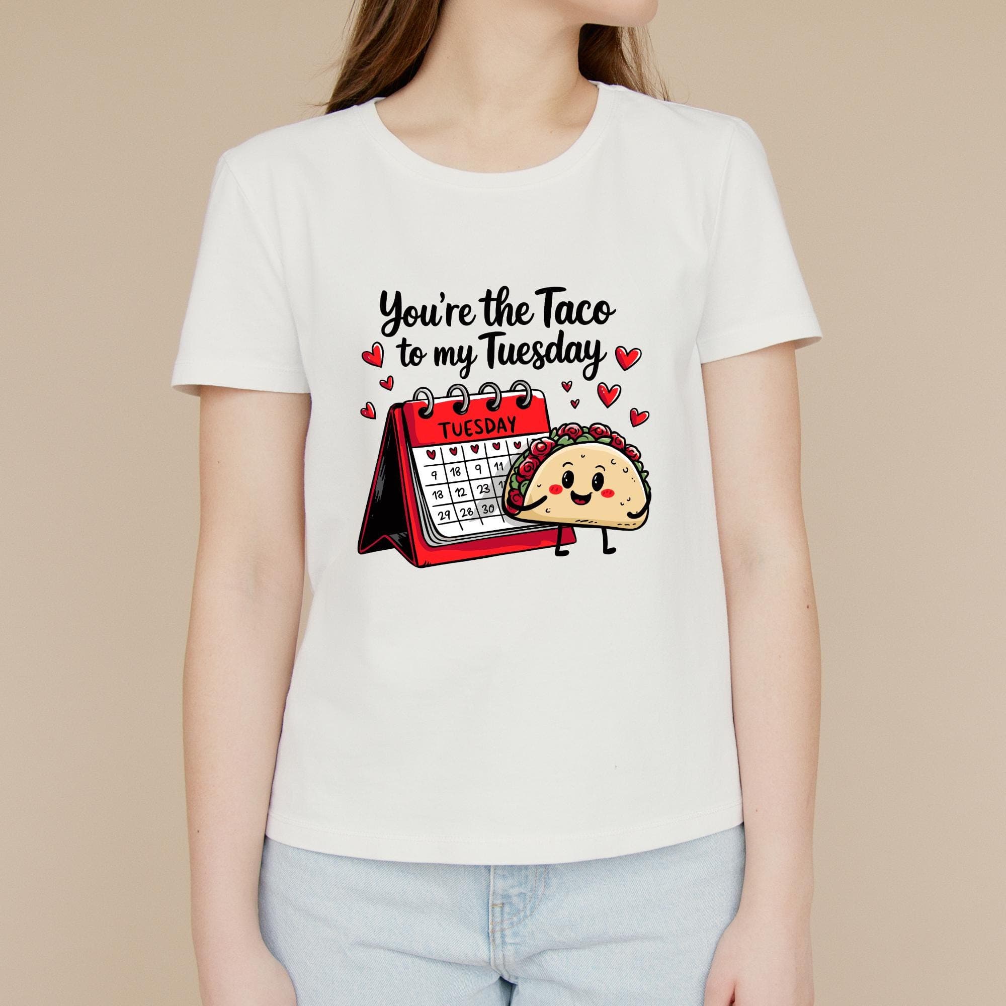 You're The TACO To My Tuesday SVG | Funny Couple PNG | Valentine’s Day Shirt Design | Digital Download - image 4