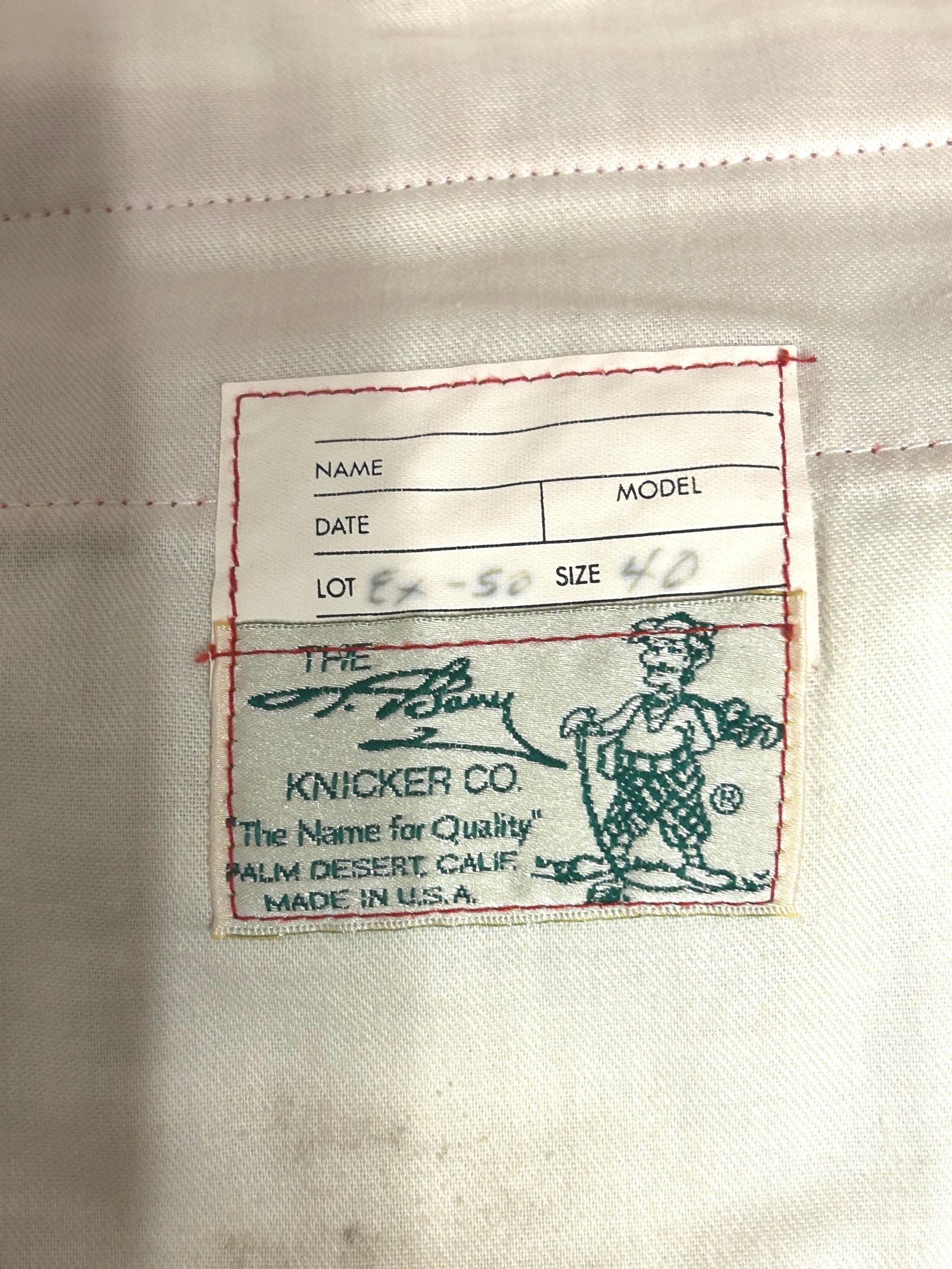 Vintage Men's Golf KNICKERS by T. Barry Knicker Co. BEAUTIFUL Bright Red golf pants Polyester Size 40 Machine Wash 1970's Made in the USA