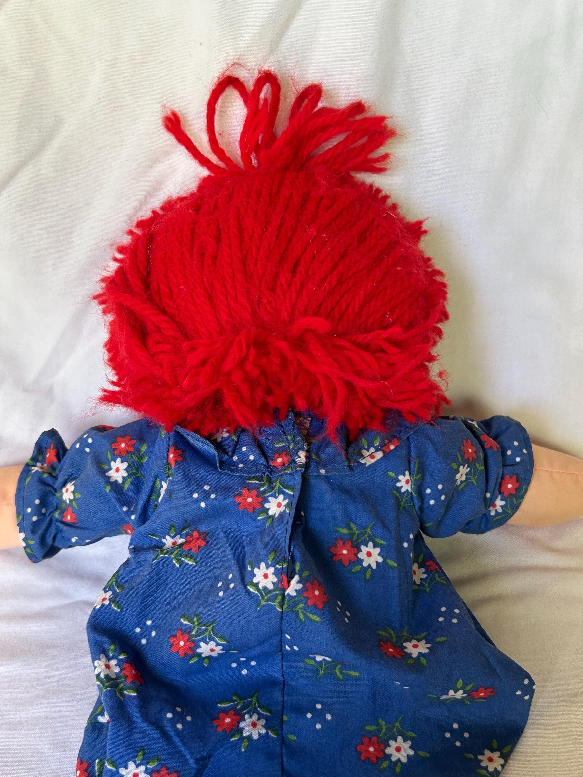 Vintage 1987 Playskool Raggedy Ann doll 12" soft cloth 70101 Great Condition