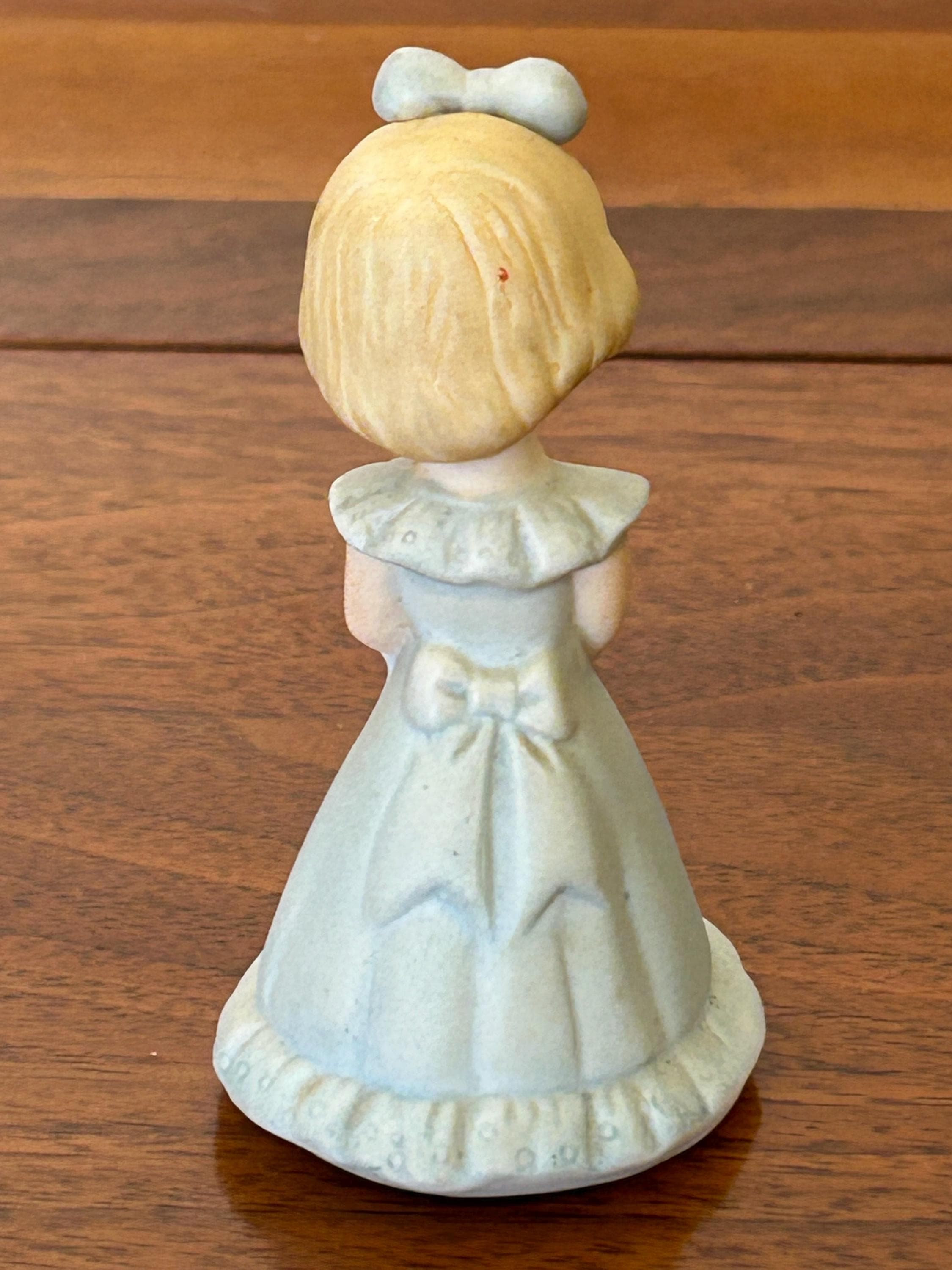 Vintage Growing Up Birthday Girls 2nd Birthday Girl Figurine 3"