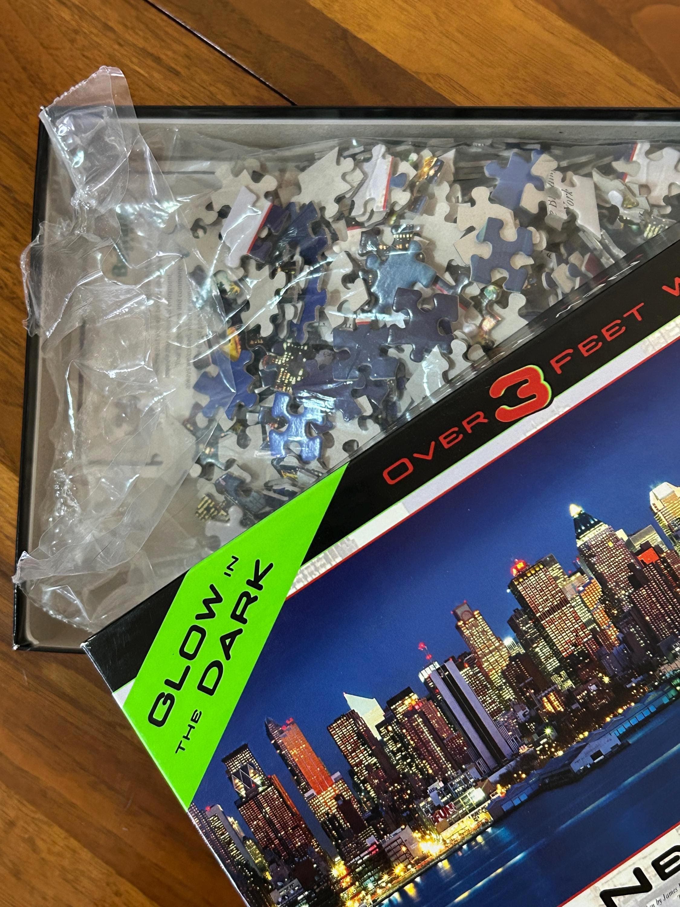 Buffalo Games New York Panoramic Puzzle - Glow in the Dark 3 ft - 750 Pieces