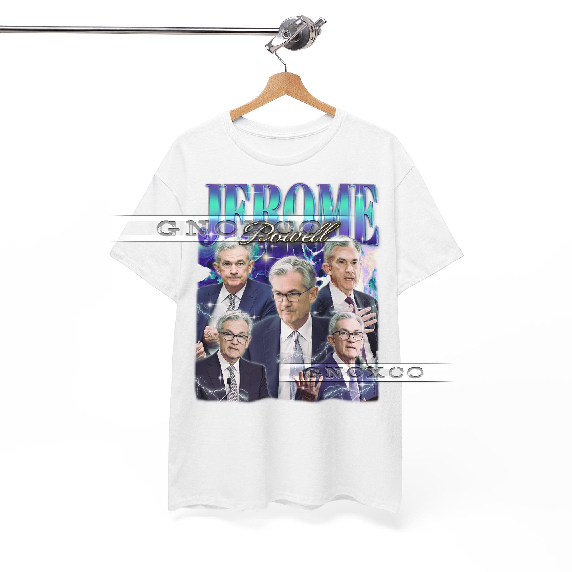 JEROME POWELL Vintage Shirt, Jerome Powell Homage Tshirt, Jerome Powell Fan Tees, Jerome Powell Retro 90s Sweater, Jerome Powell Merch #saf - image 4