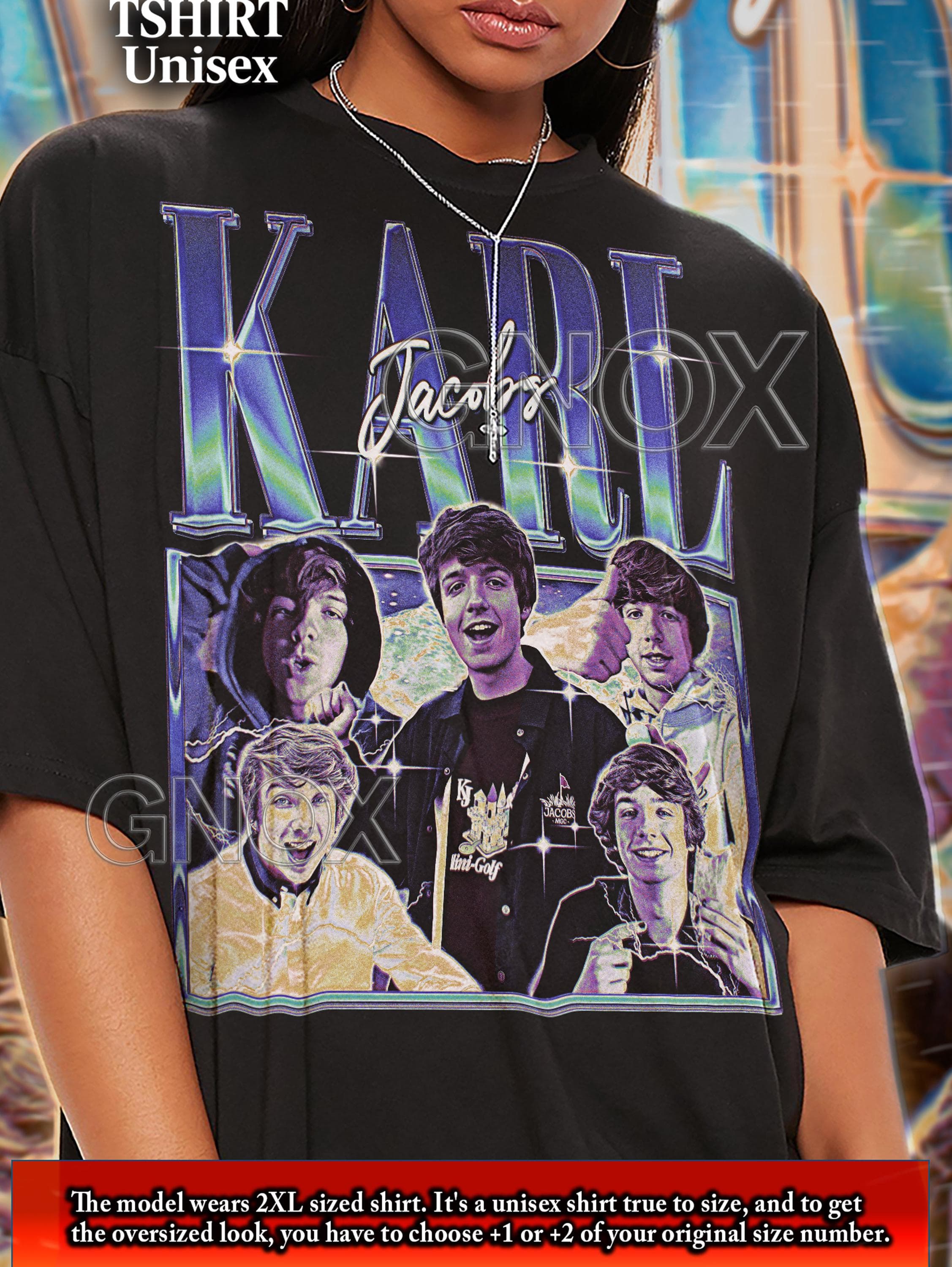 KARL JACOBS Vintage Shirt, Karl Jacobs Homage Tshirt, Karl Jacobs Fan Tees, Karl Jacobs Retro 90s Sweater, Karl Jacobs Merch Gift #saf