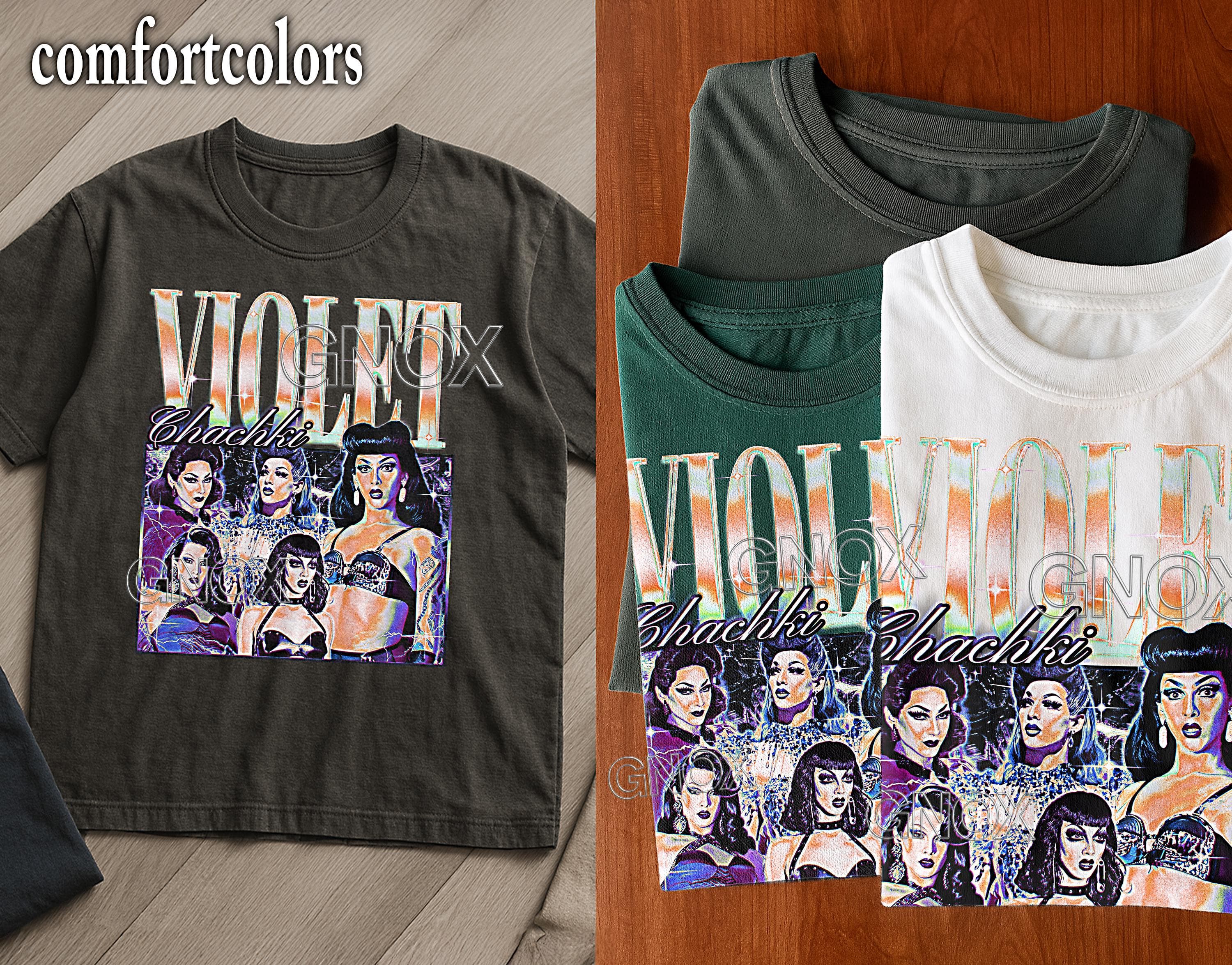 VIOLET CHACHKI Shirt, Violet Chachki Tshirt, Violet Chachki Tees, Violet Chachki Retro 90s Sweater, Violet Chachki Merch Gift #saf - image 3