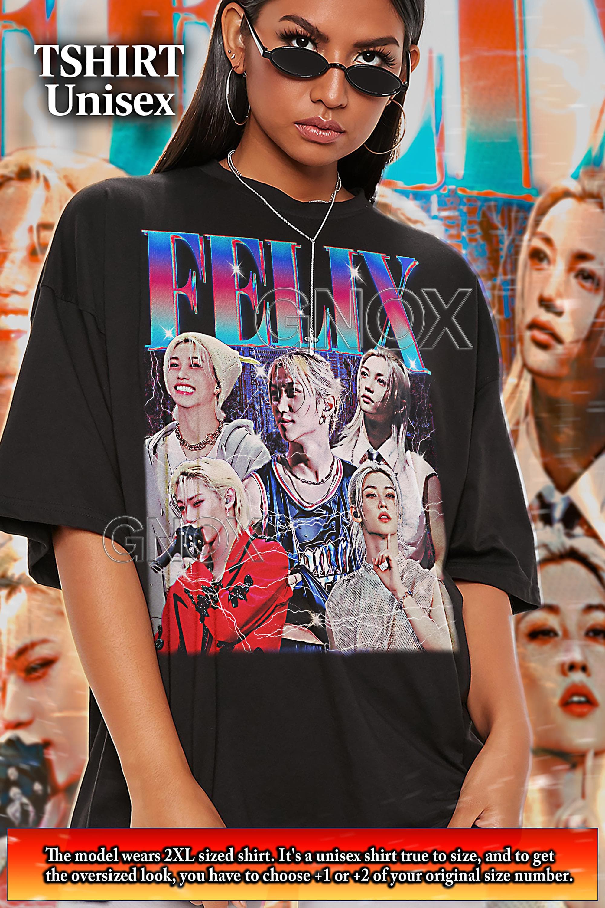 FELIX LEE Shirt, Felix Lee Tshirt, Felix Stray Kids Tees, Felix SKZ Retro 90s Sweater, Felix Lee Merch Gift, Felix Kpop idol Merch #saf