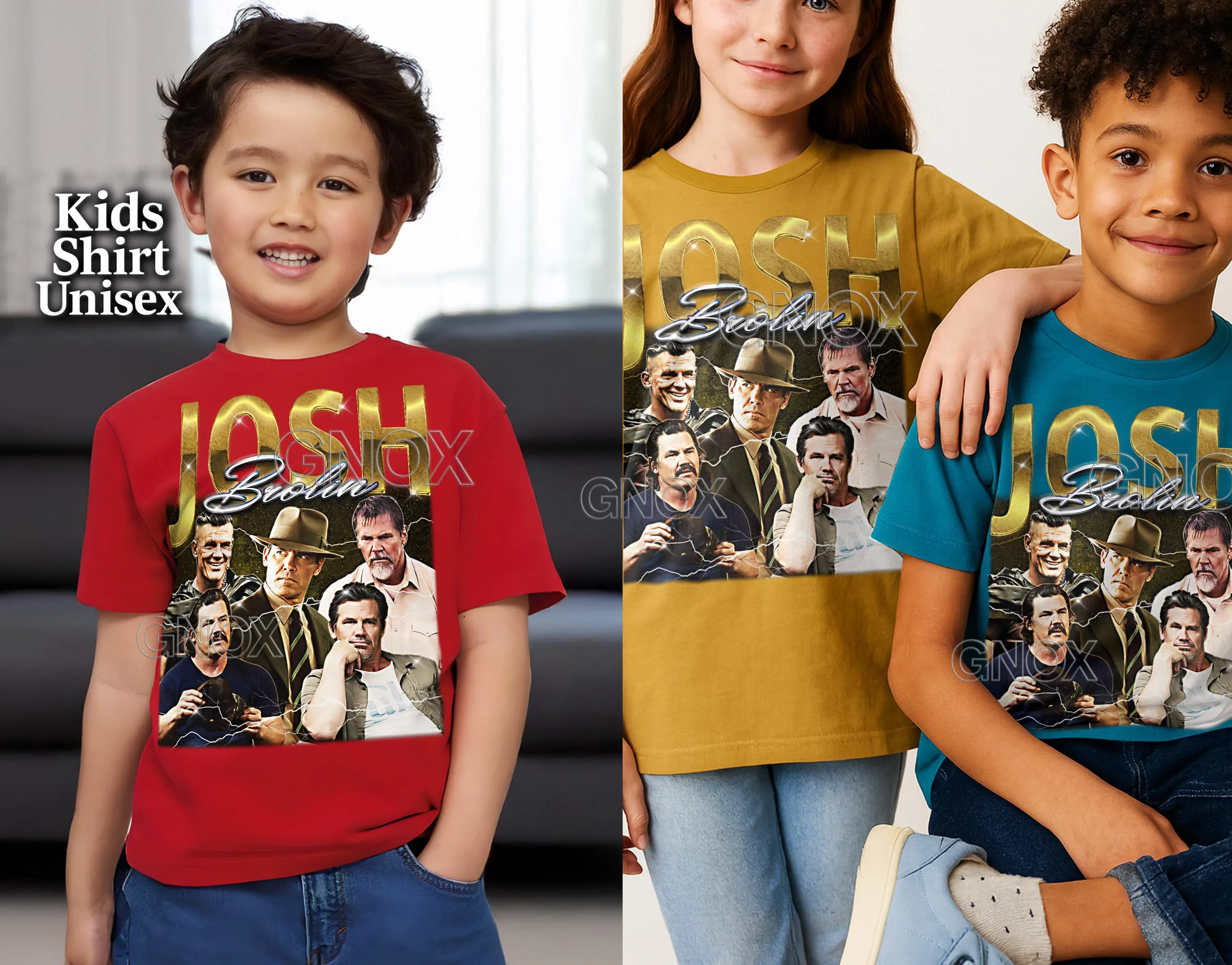 Josh Brolin Merch, Classic Cinema Actor Graphic T-Shirt, Vintage Retro Celeb Tee, Fan Gift Shirt for Men and Women  #saf - image 5