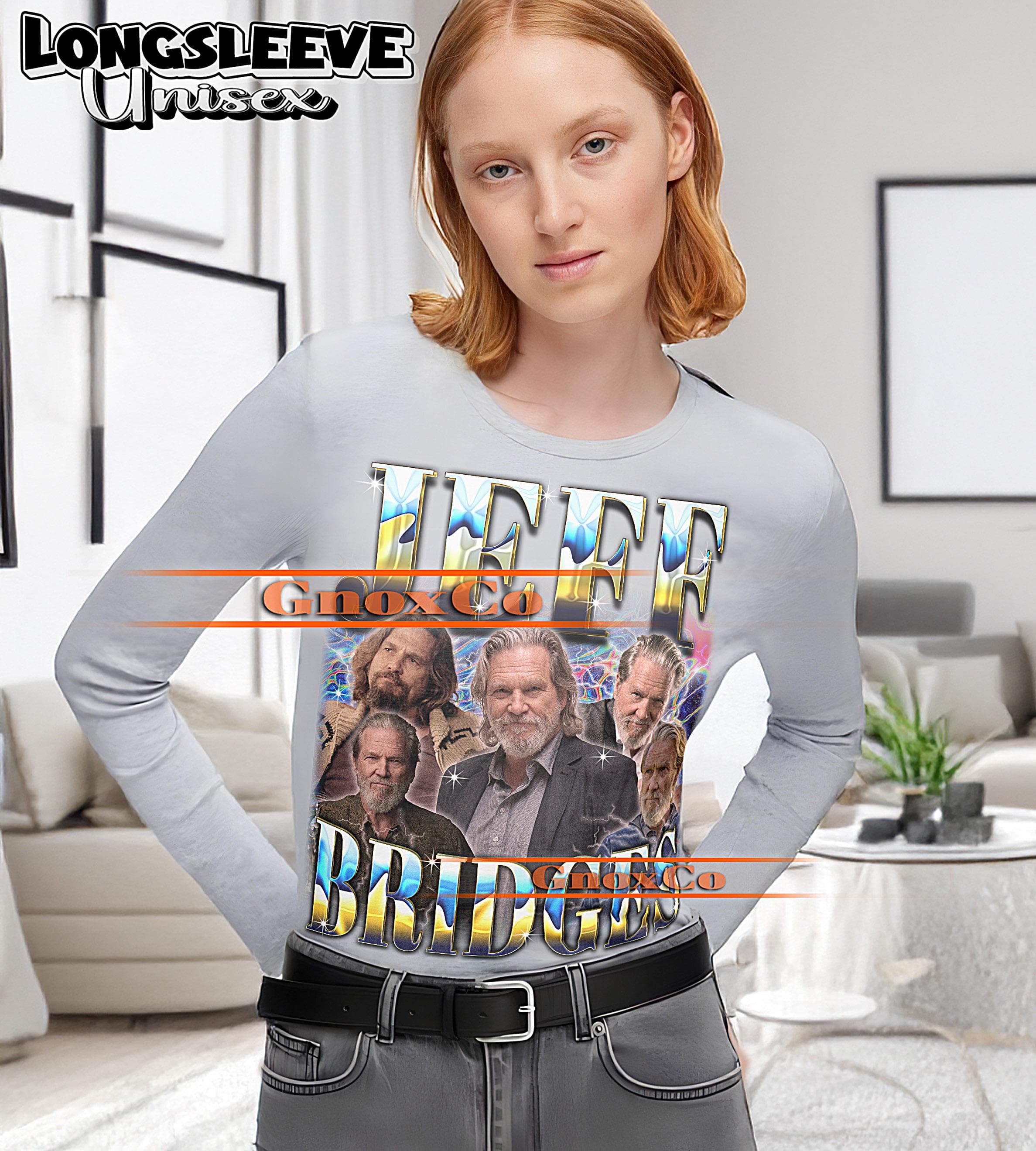 JEFF BRIDGES Retro Shirt, Jeff Bridges Vintage Tshirt, Jeff Bridges Tees, Jeff Bridges Retro 90s Sweater, Jeff Bridges Merch Gift #tpc - image 4