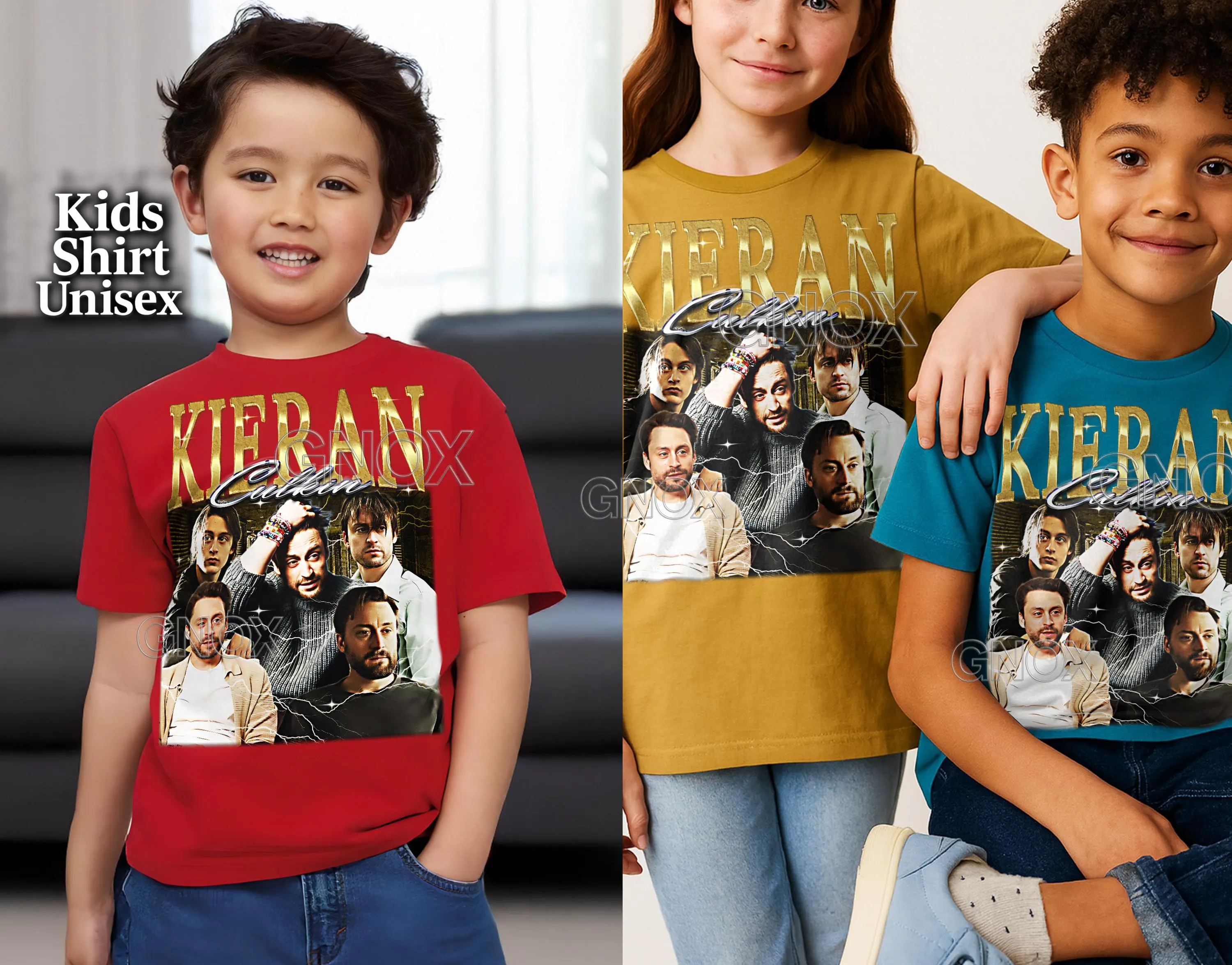 Kieran Culkin Merch, Classic TV & Cinema Actor Graphic T-Shirt, Vintage Indie Film Celeb Tee, Fan Gift Shirt for Men and Women #saf - image 5