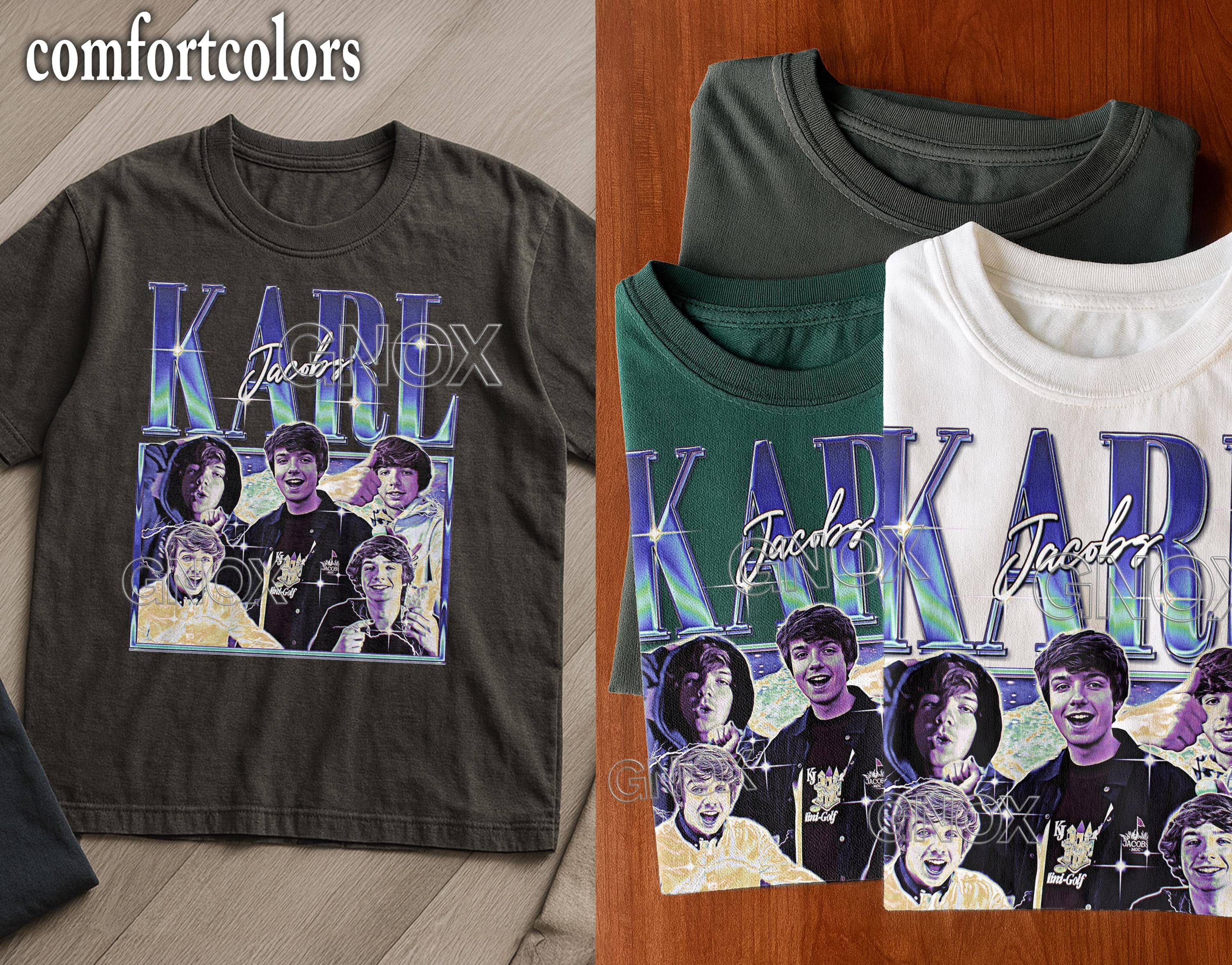 KARL JACOBS Vintage Shirt, Karl Jacobs Homage Tshirt, Karl Jacobs Fan Tees, Karl Jacobs Retro 90s Sweater, Karl Jacobs Merch Gift #saf - image 5