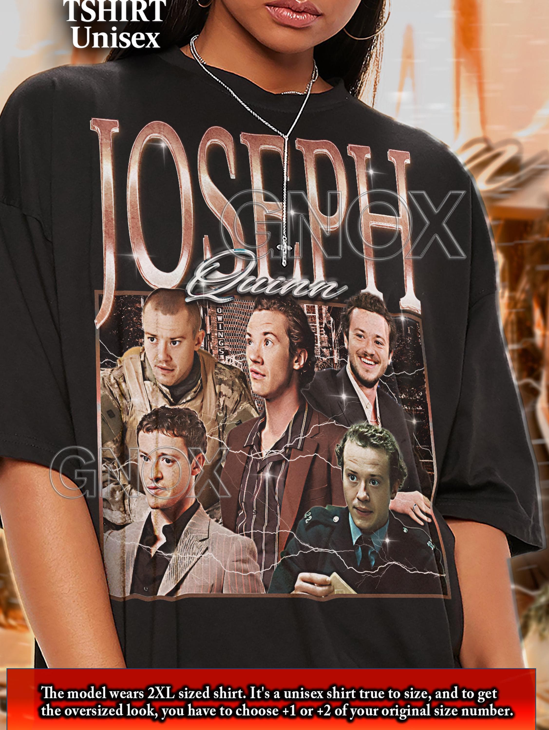 JOSEPH QUINN Shirt, Joseph Quinn Vintage Tshirt, Joseph Quinn Fan Tees, Joseph Quinn Retro 90s Sweater, Joseph Quinn Merch Gift #saf