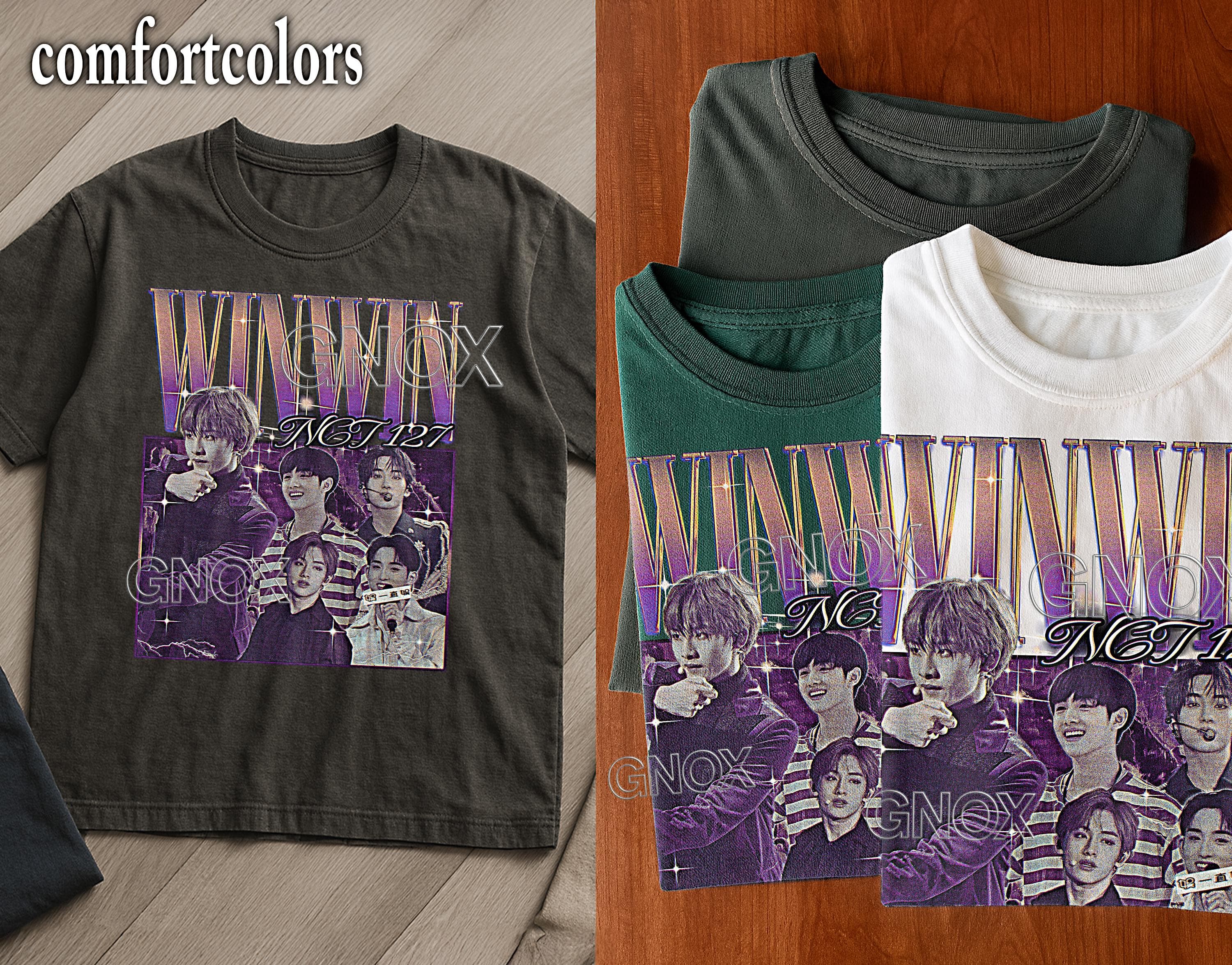 WINWIN Vintage Shirt, Winwin Kpop Tshirt, Winwin Idol Tees, Winwin NCT Retro 90s Sweater, Winwin Merch Gift #saf - image 4