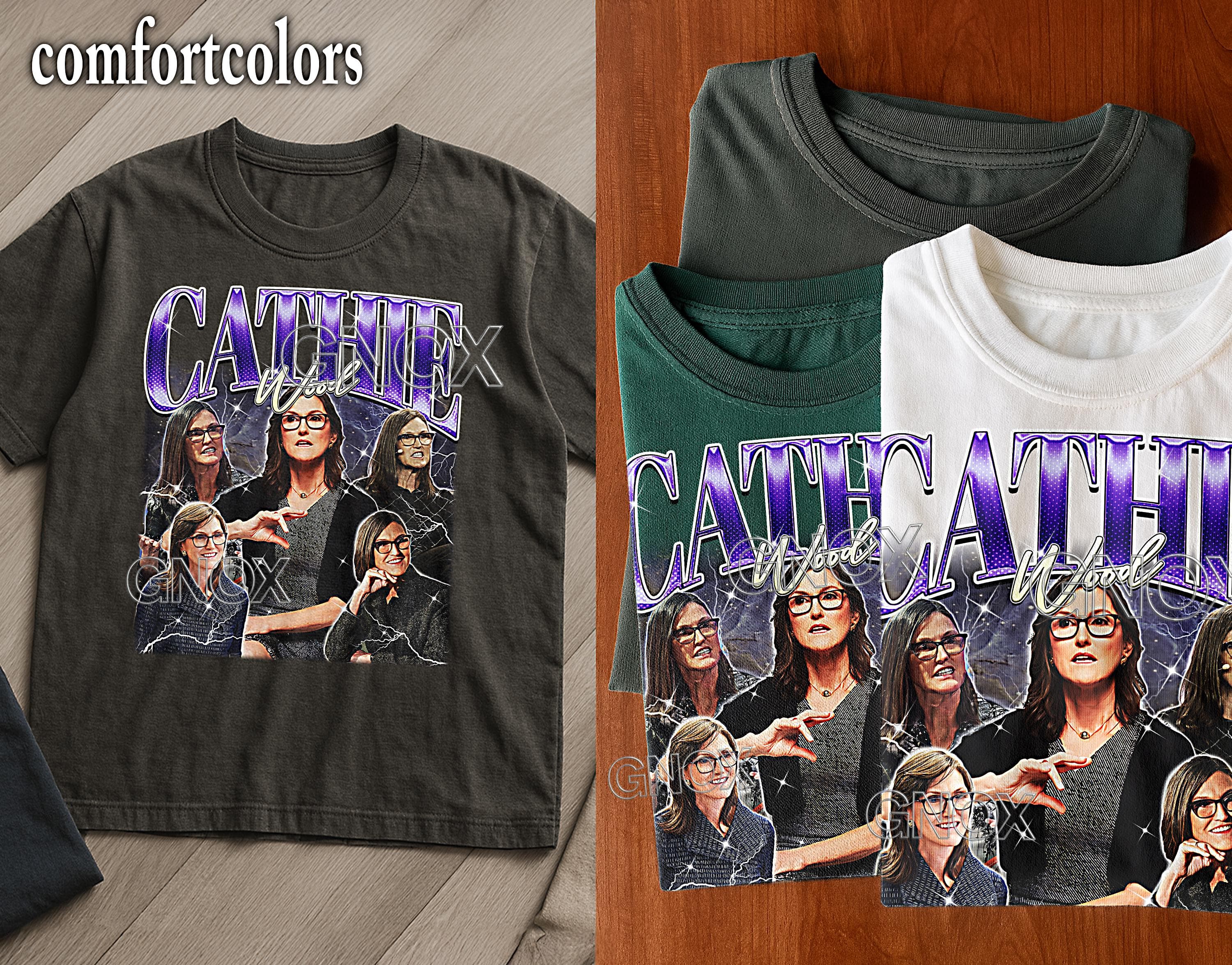 CATHIE WOOD Shirt, Cathie Wood Tshirt, Cathie Wood Retro Tees, Cathie Wood Retro 90s Sweater, Cathie Wood Merch Gift #saf - image 5