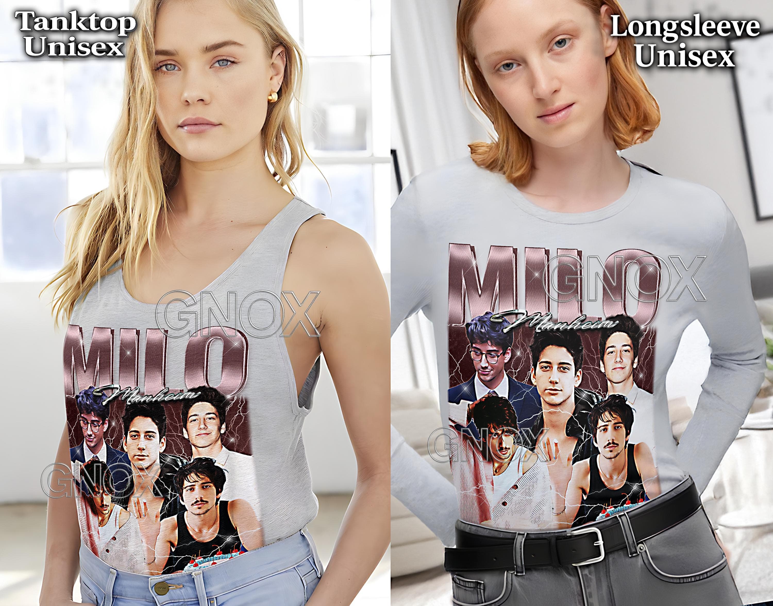 MILO MANHEIM Shirt, Milo Manheim Tshirt, Milo Manheim Bootleg Tees, Milo Manheim Retro 90s Sweater, Milo Manheim Merch Gift #saf - image 4